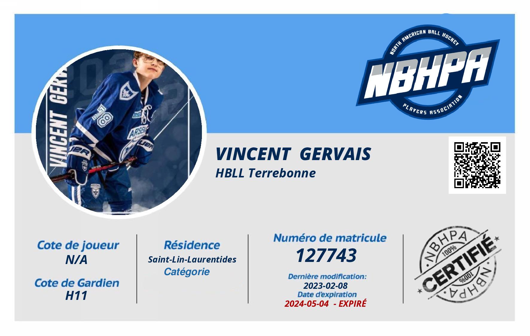Vincent  Gervais