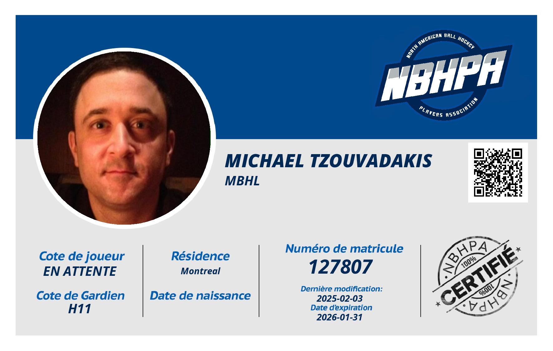 Michael Tzouvadakis