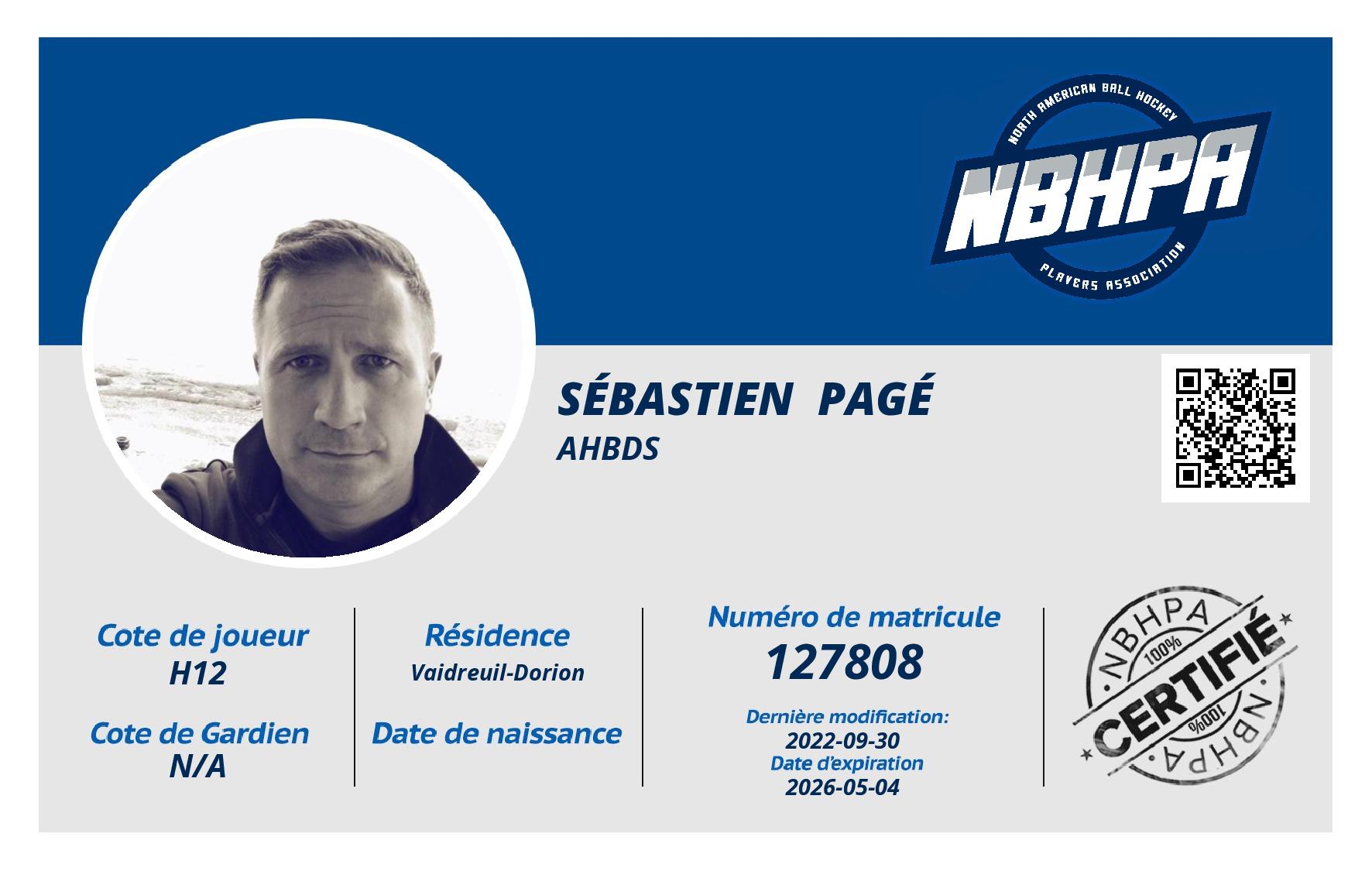 Sébastien  Pagé