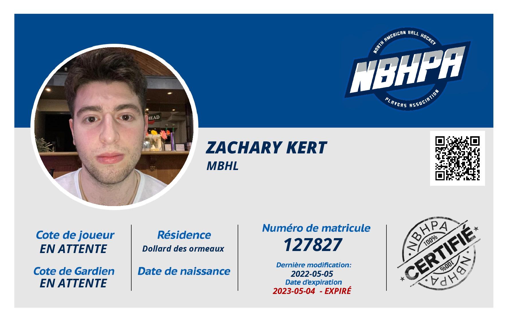 Zachary Kert