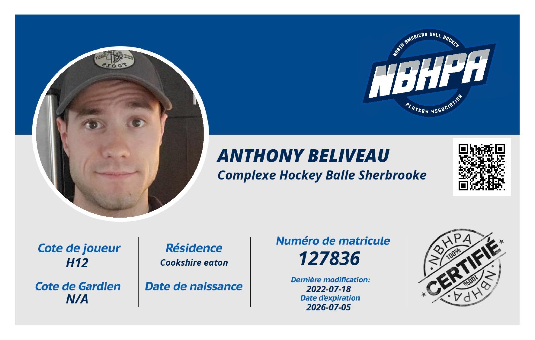 Anthony Beliveau
