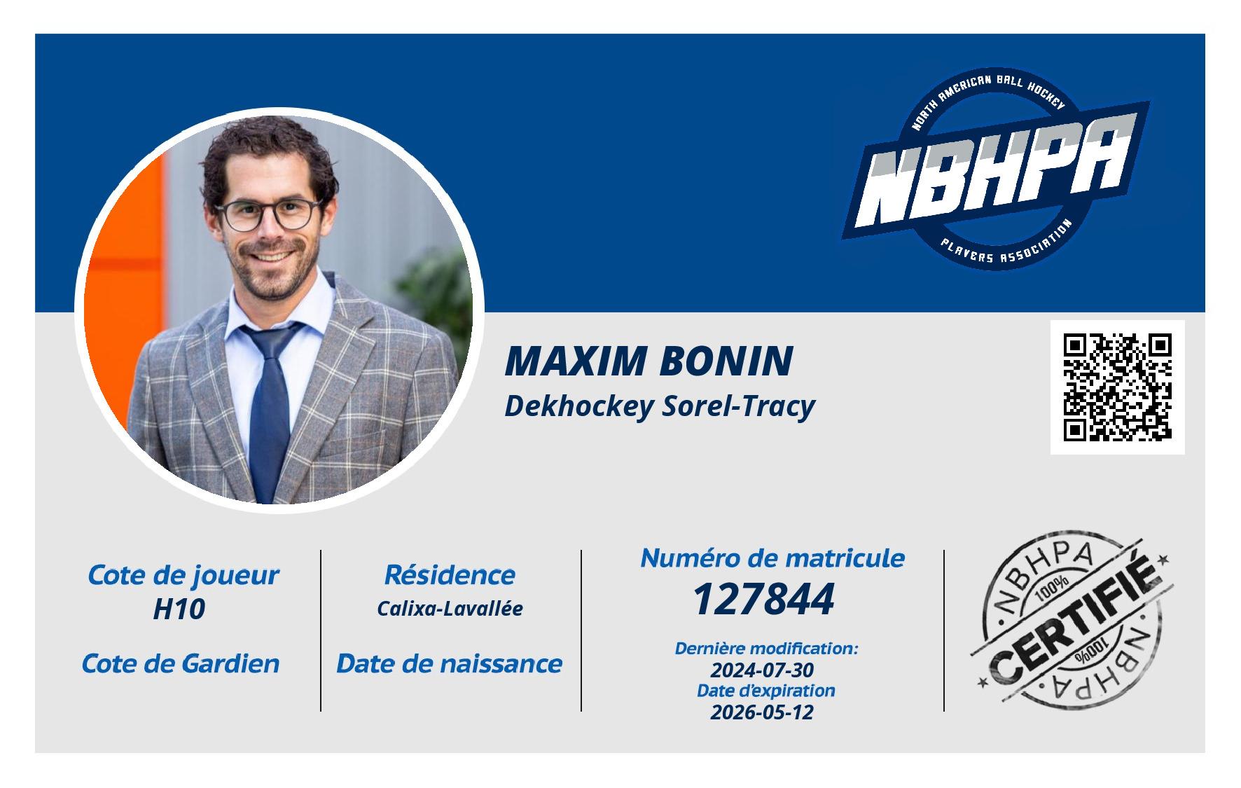 Maxim Bonin