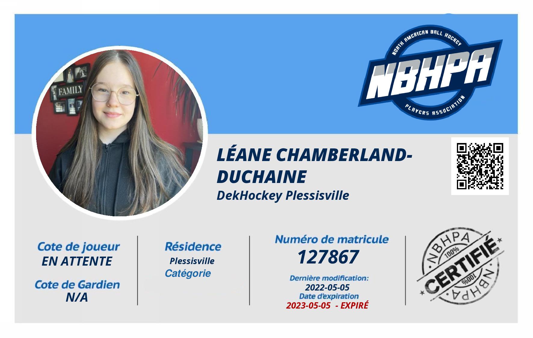 Léane Chamberland-Duchaine