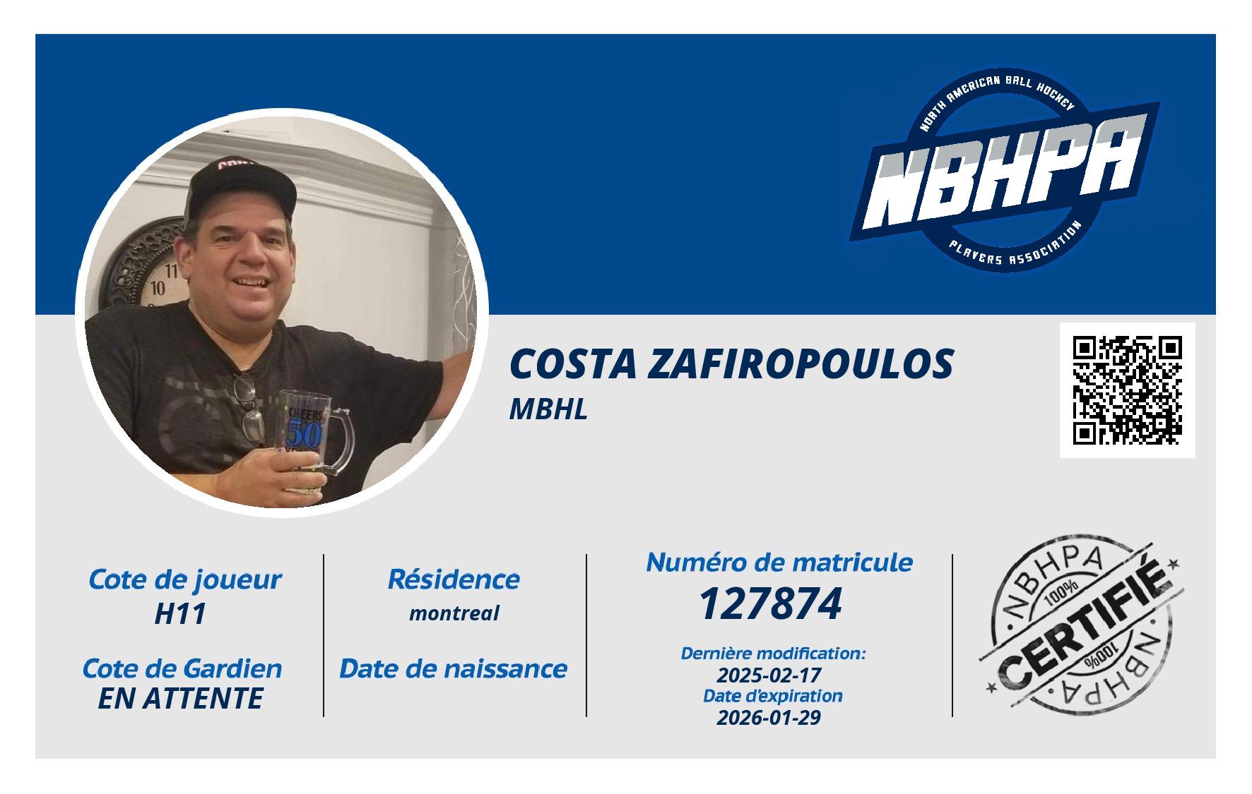 Costa Zafiropoulos