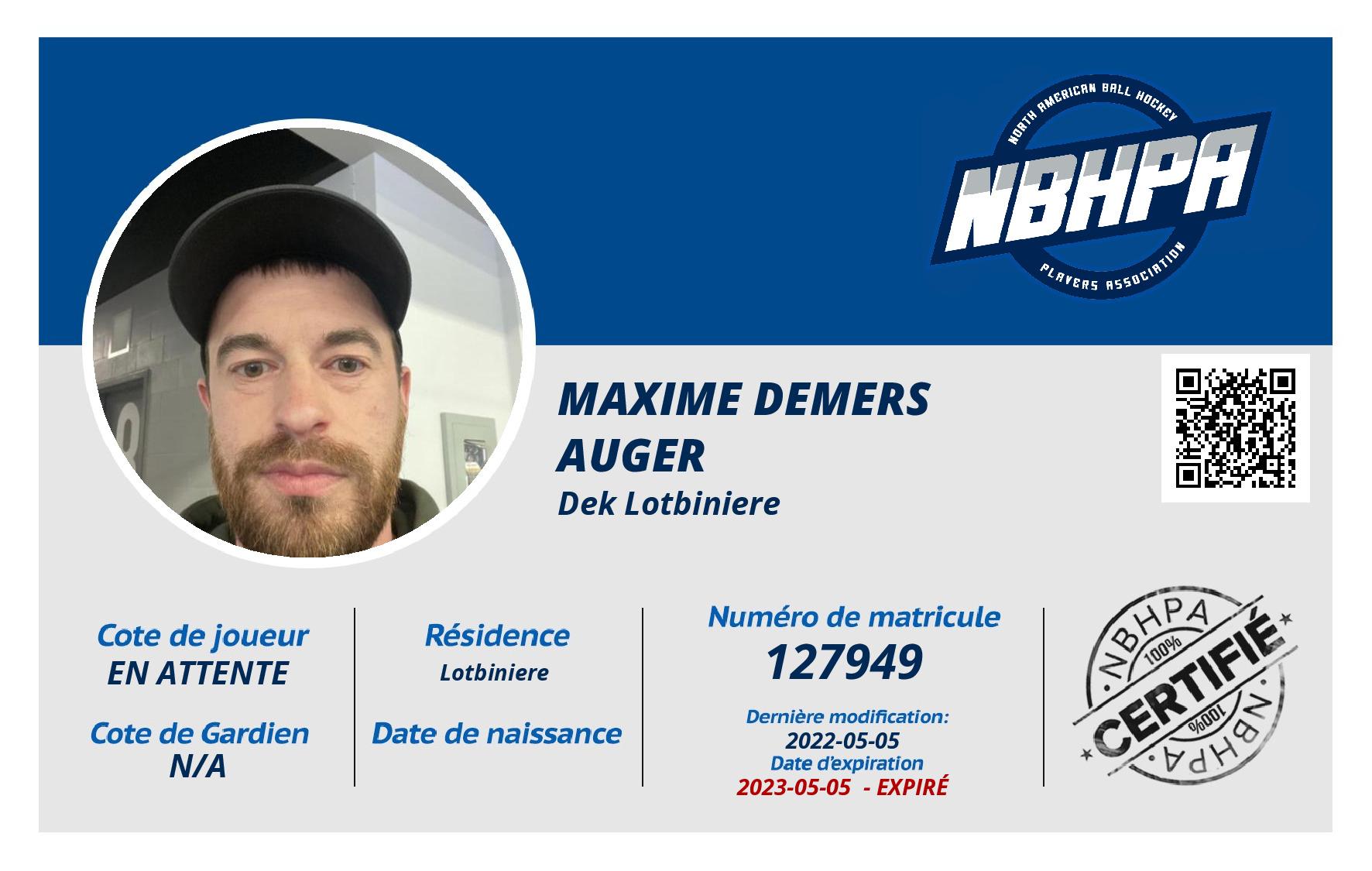 Maxime Demers Auger