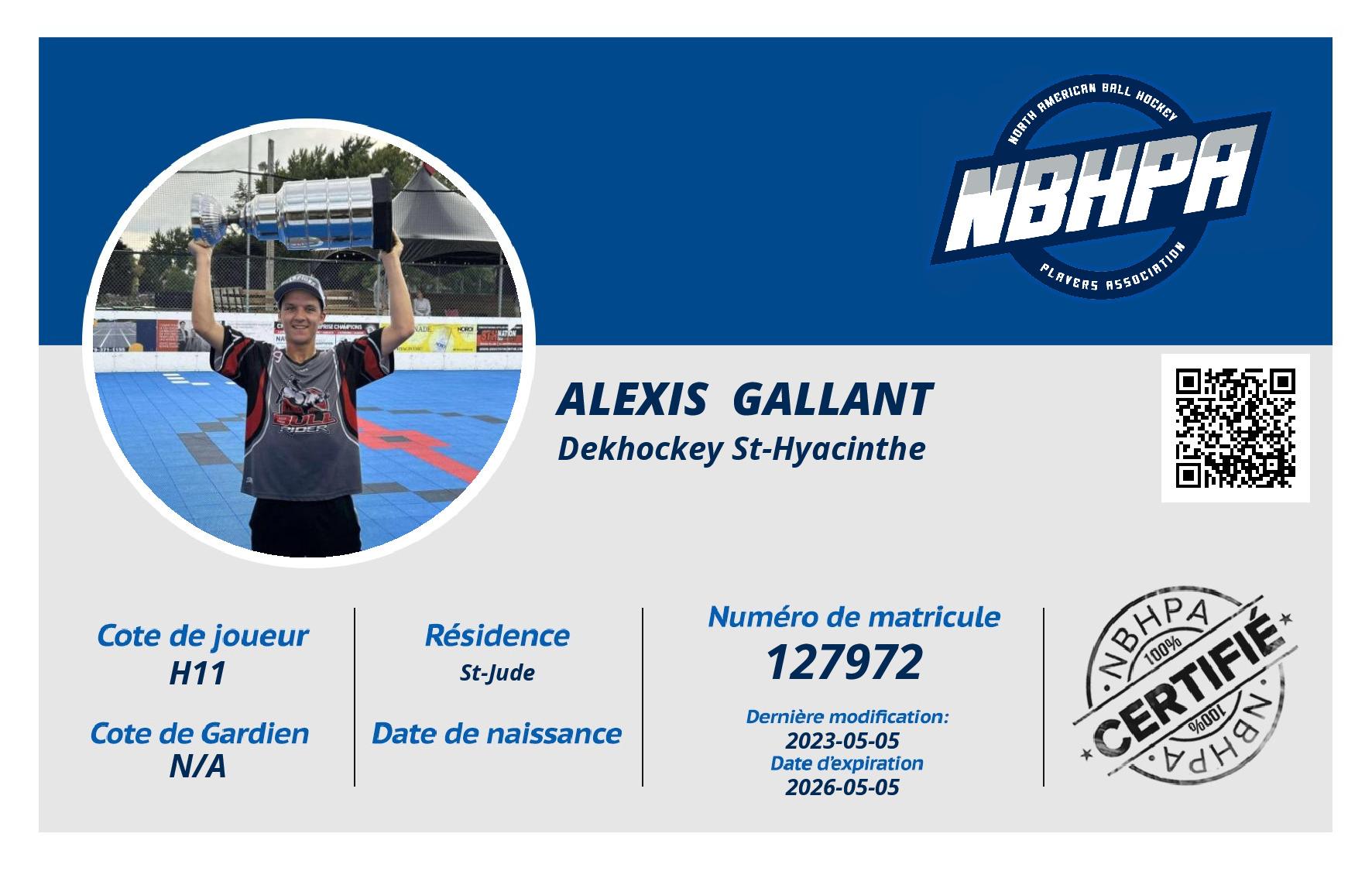 Alexis  Gallant