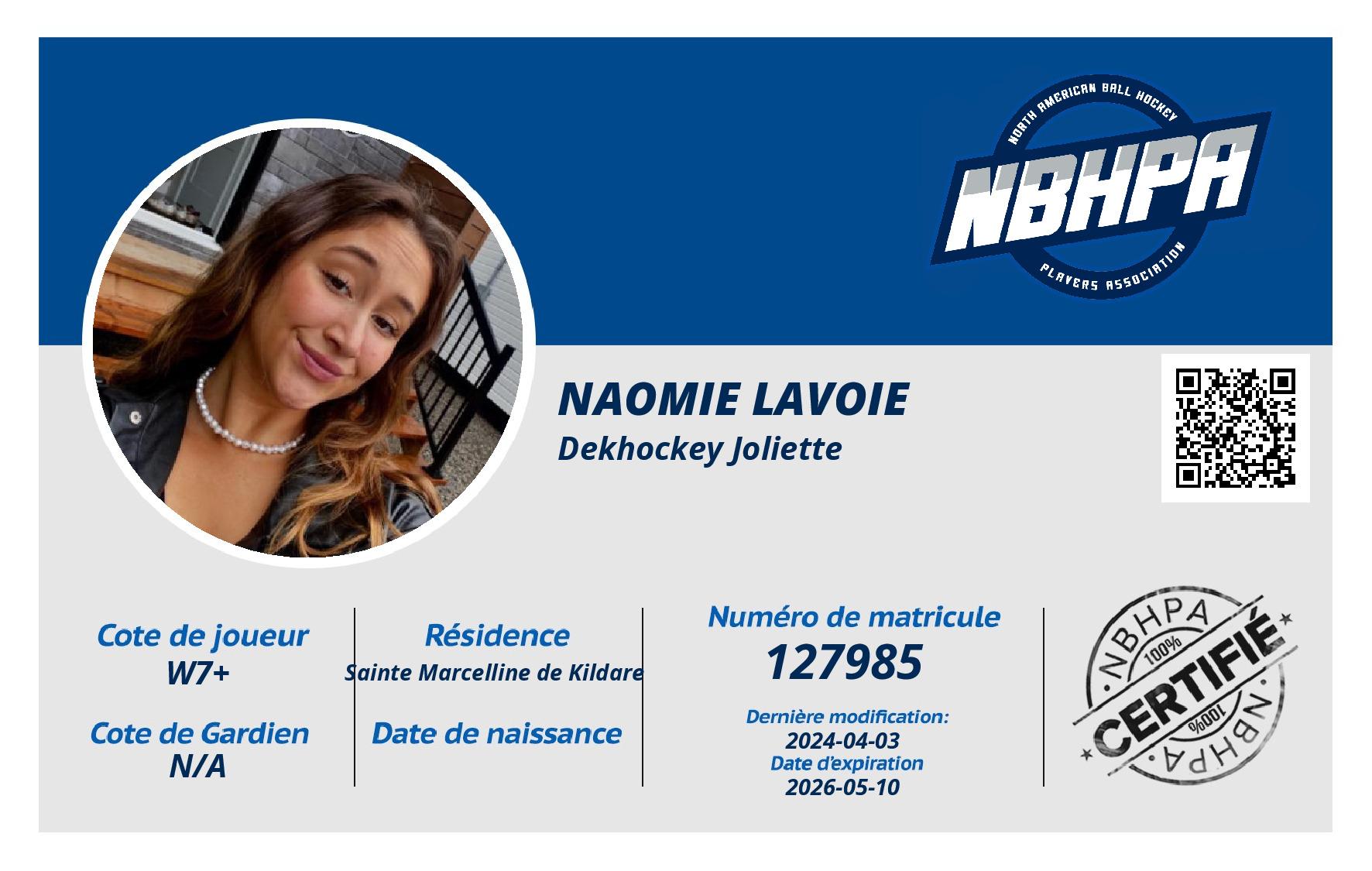 Naomie Lavoie