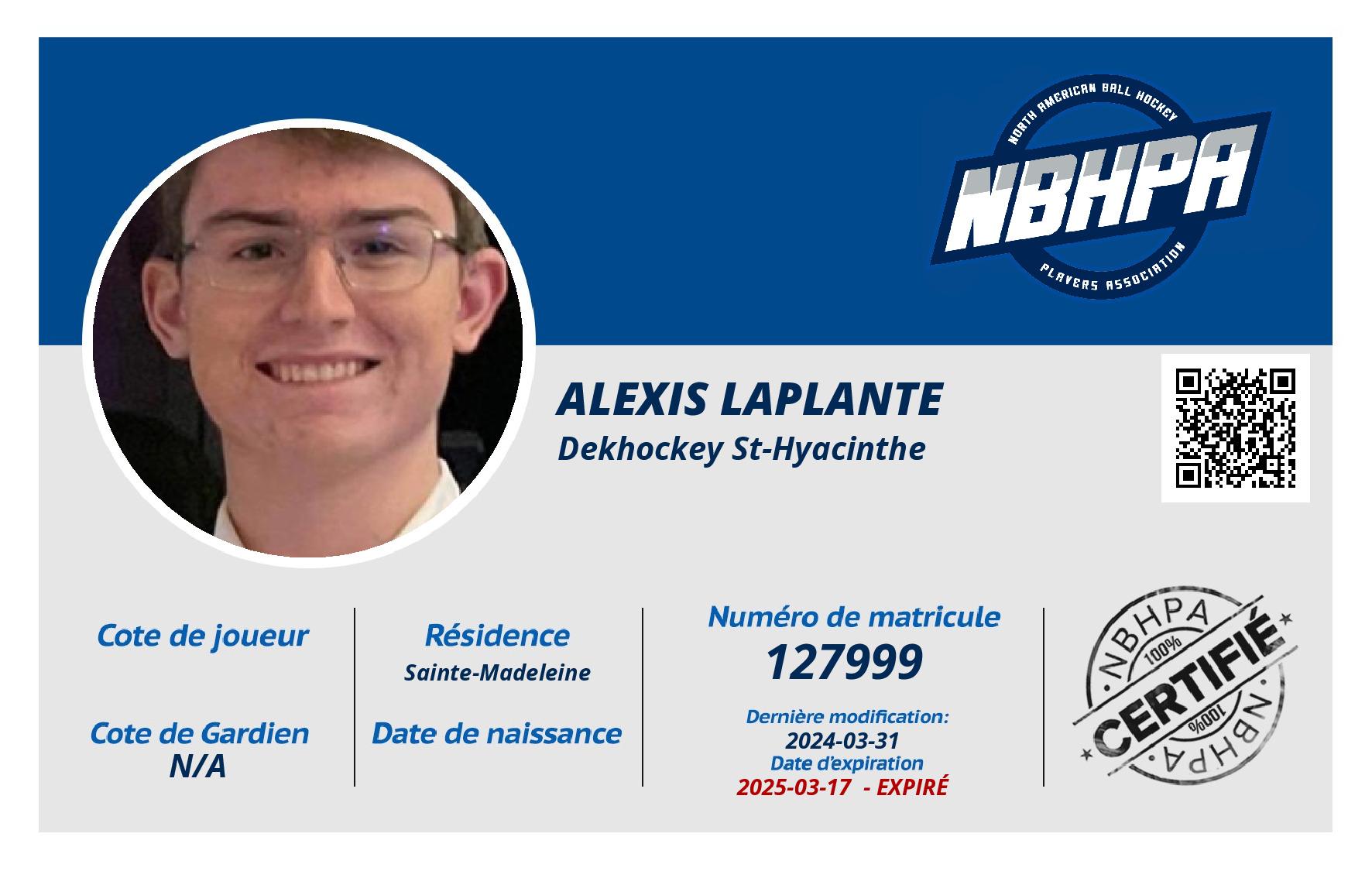 Alexis Laplante