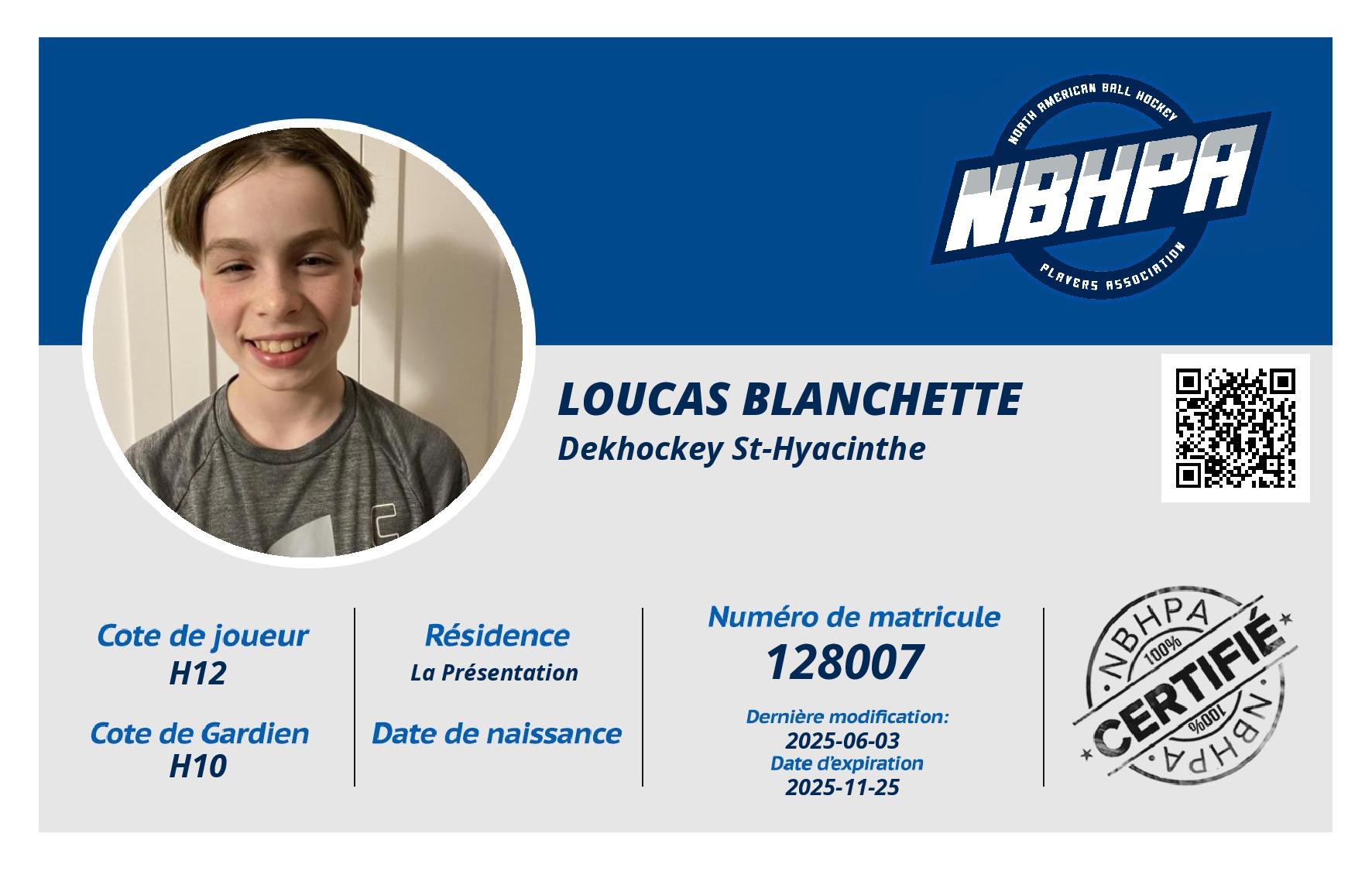 Loucas Blanchette