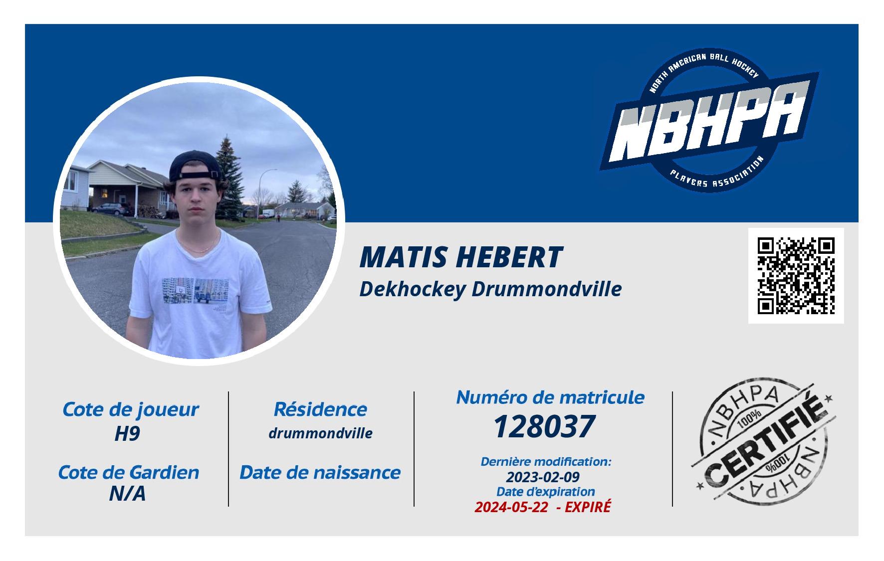 Matis Hebert 