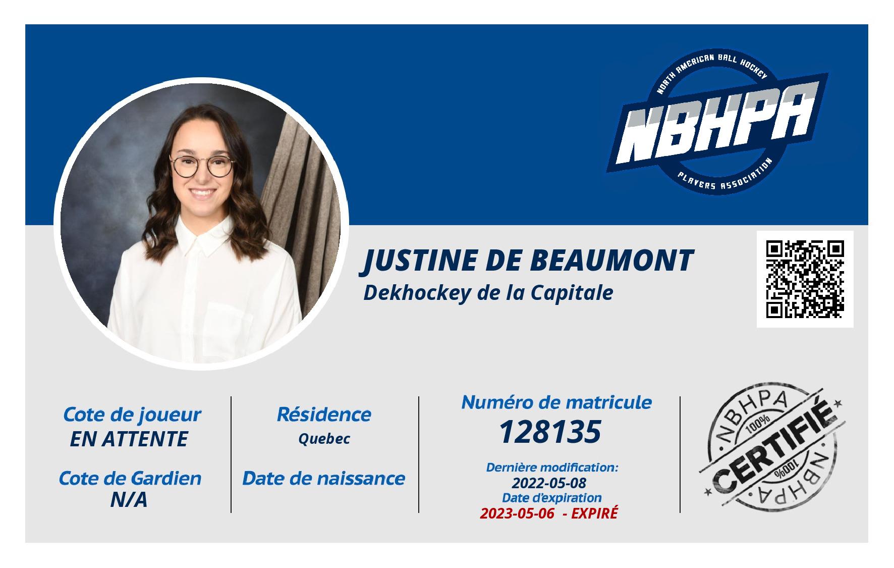 Justine de Beaumont
