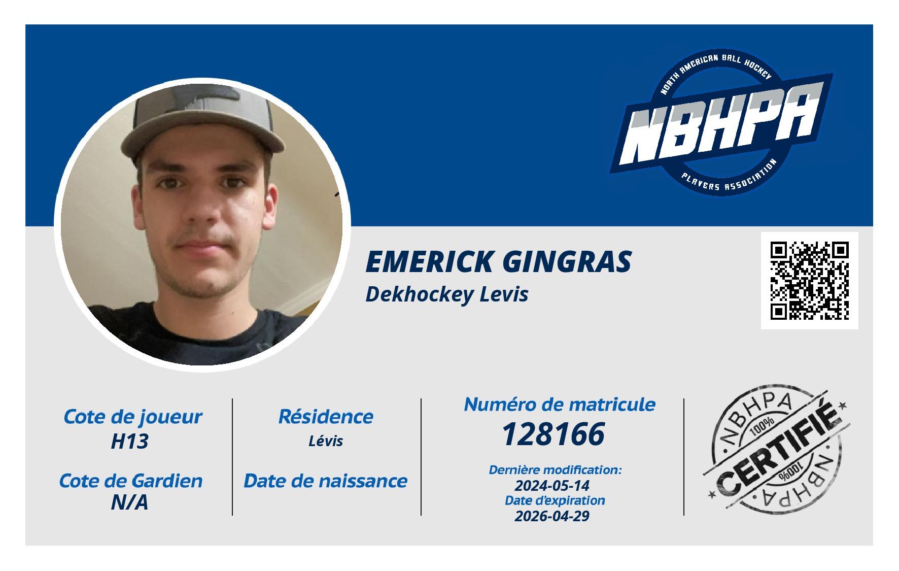 Emerick Gingras