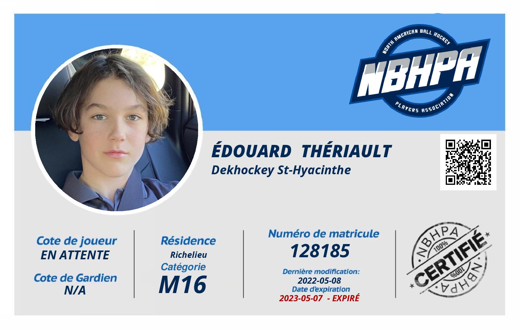 Édouard  Thériault 