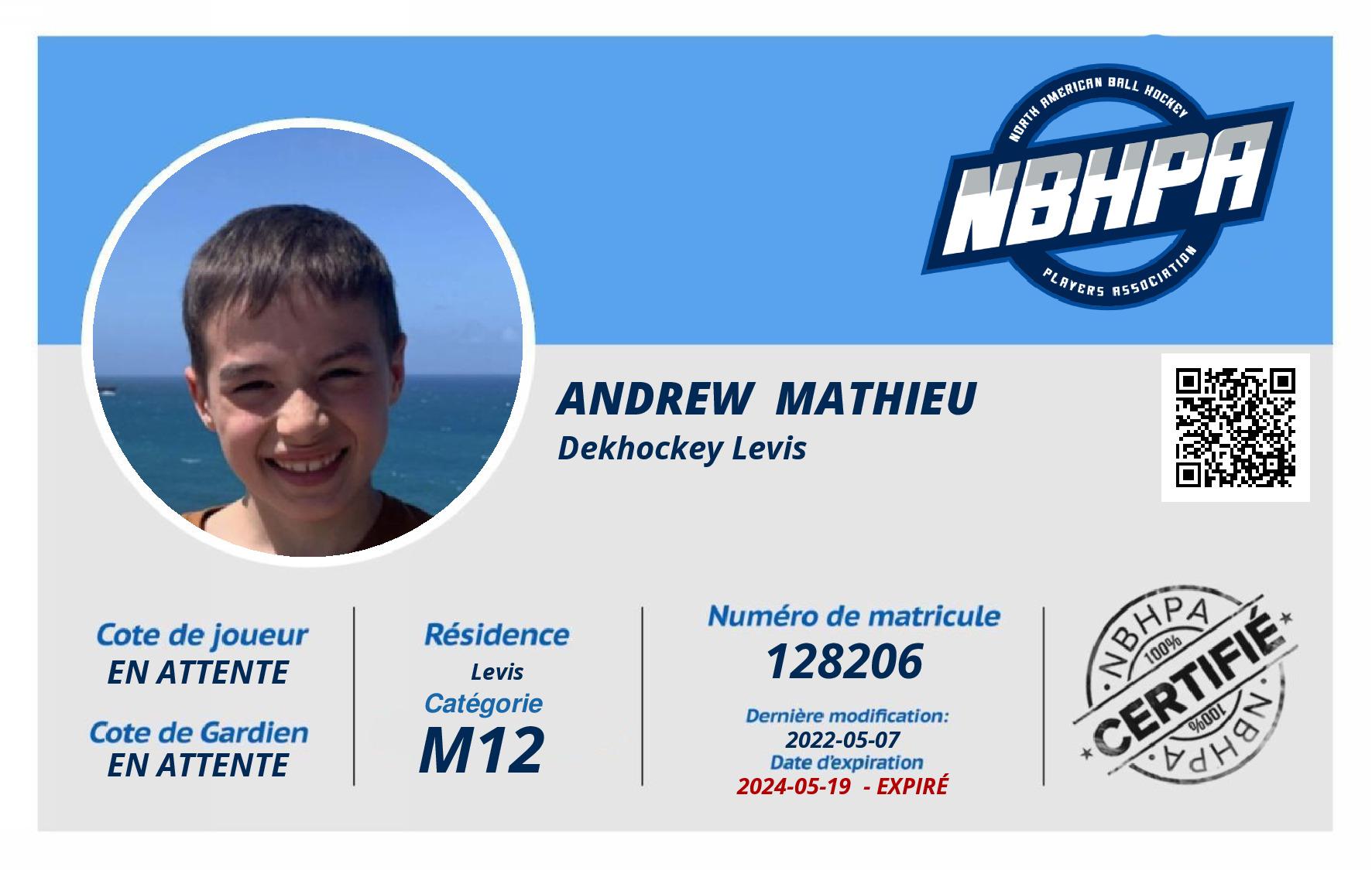 Andrew  Mathieu