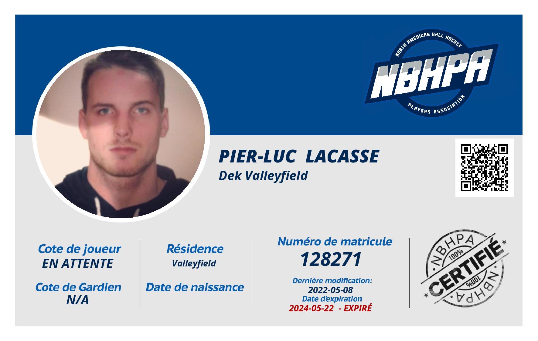 Pier-Luc  Lacasse