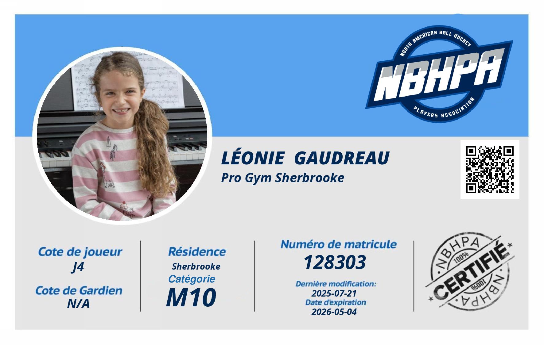 Léonie  Gaudreau 