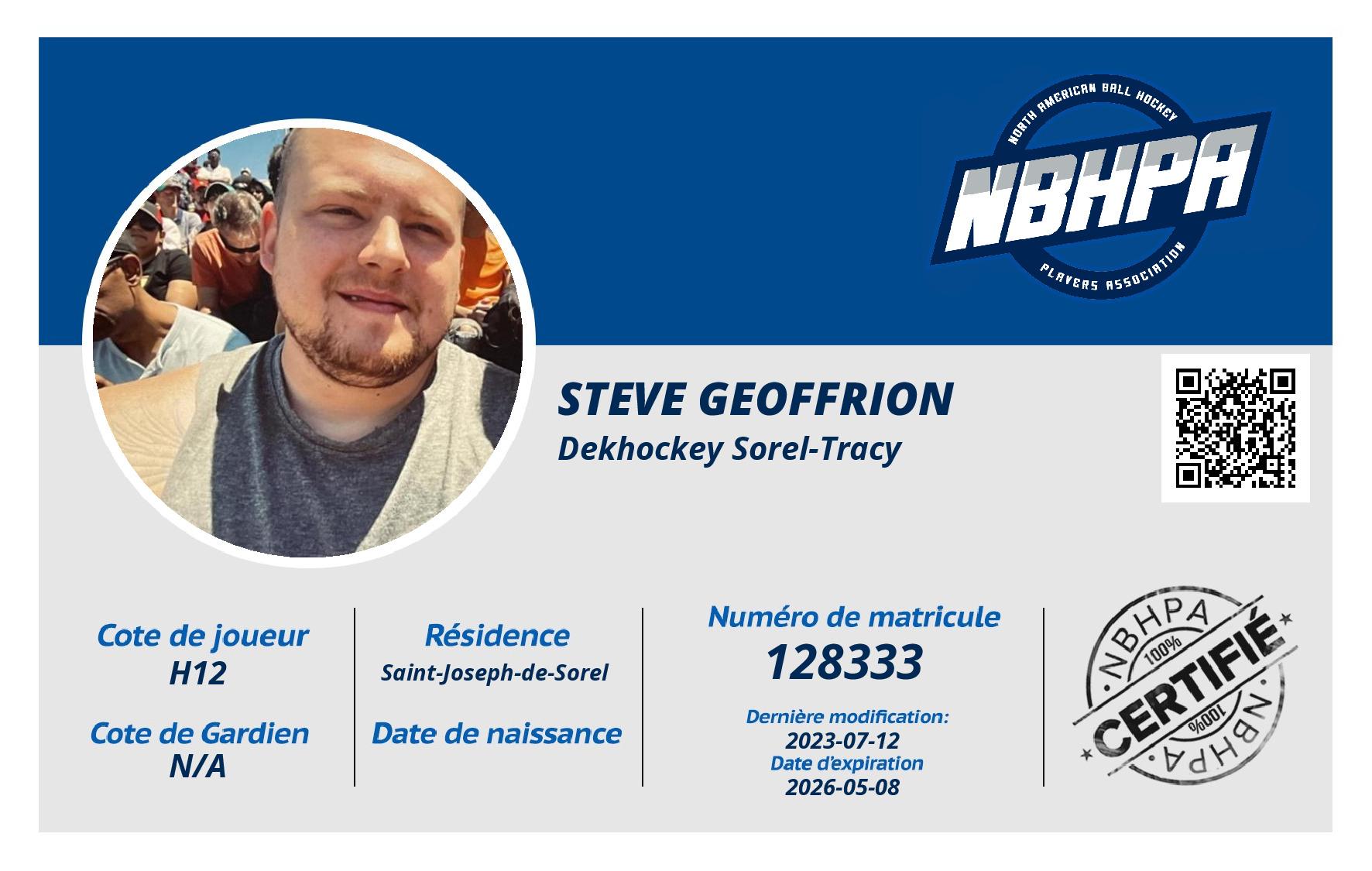 Steve Geoffrion