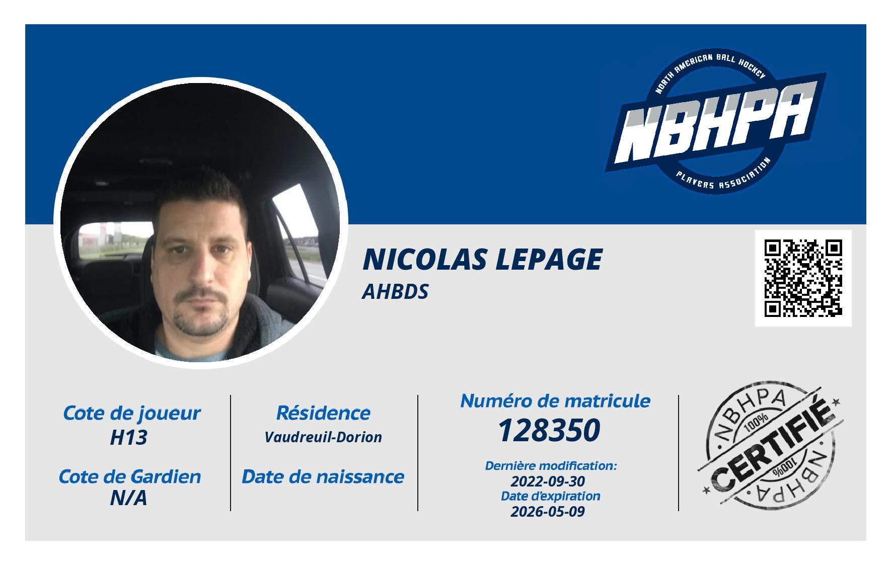 Nicolas Lepage
