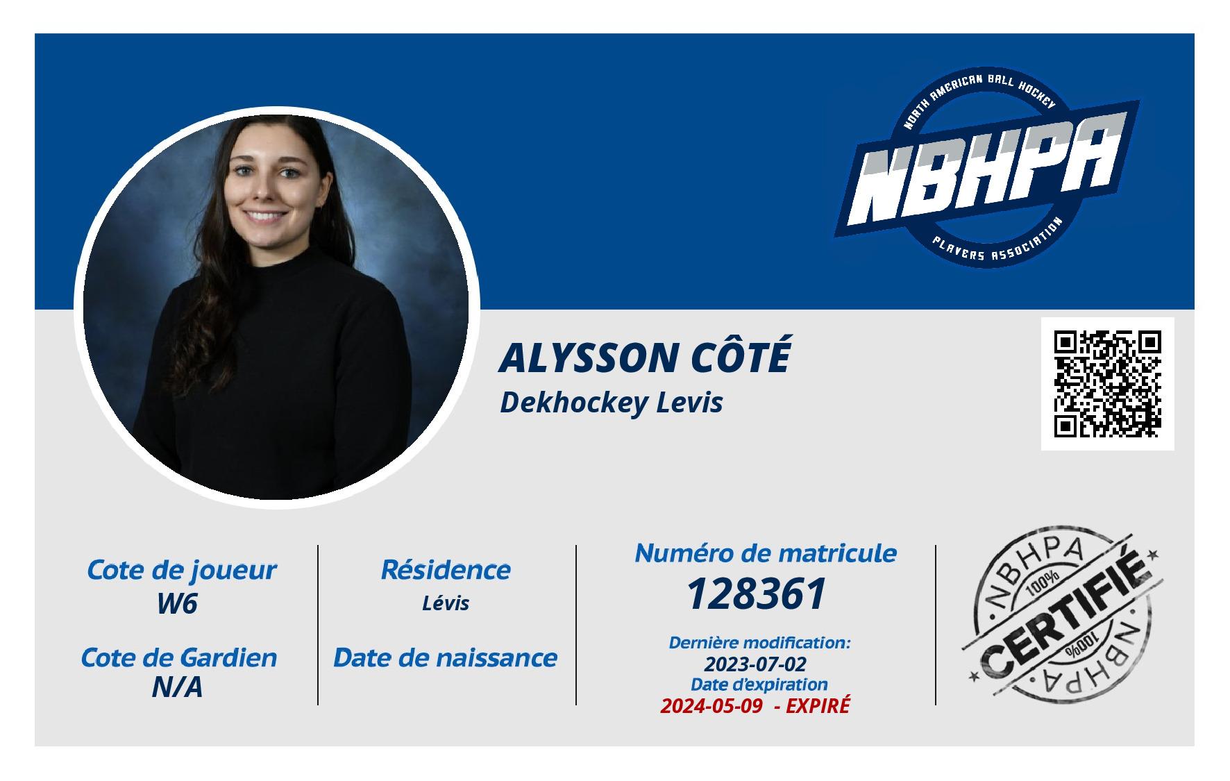 Alysson Côté