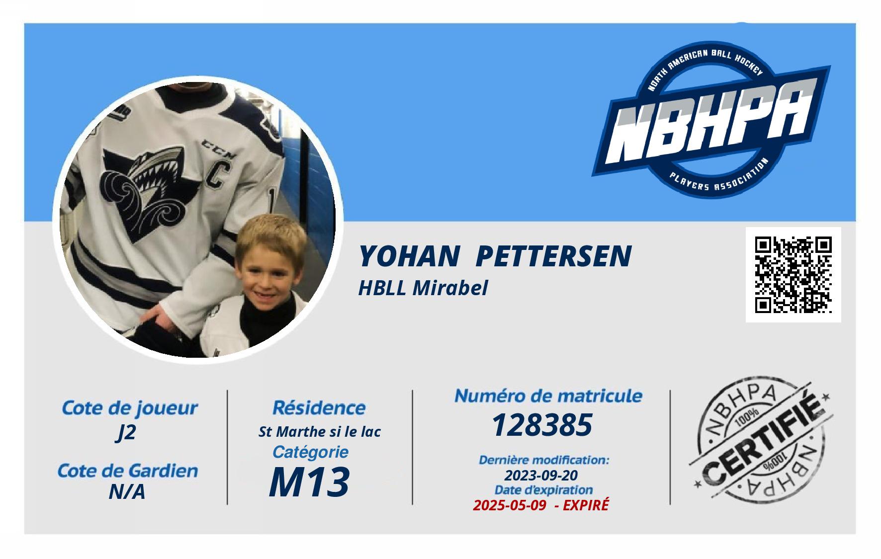 Yohan  Pettersen 