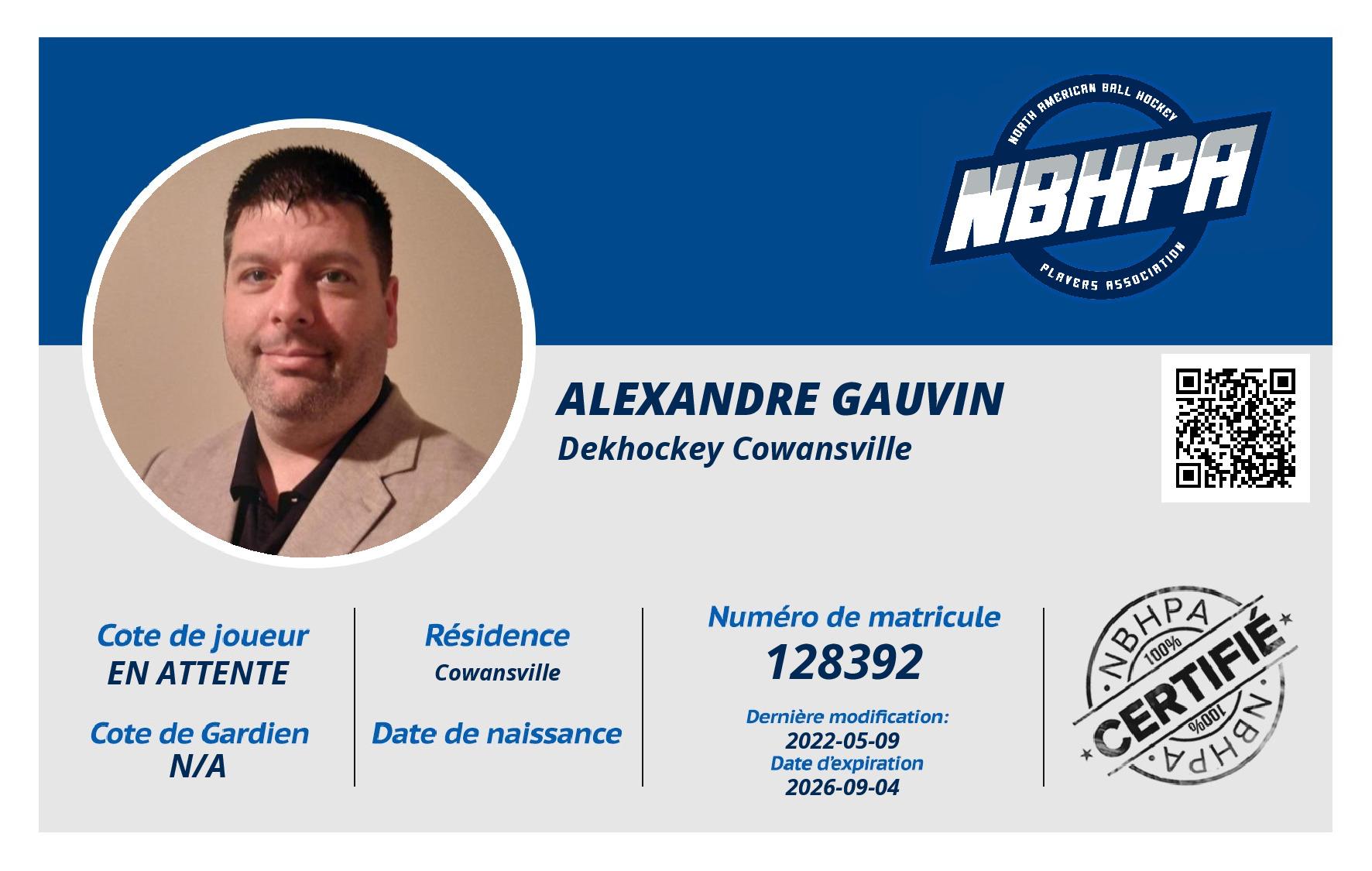 Alexandre Gauvin