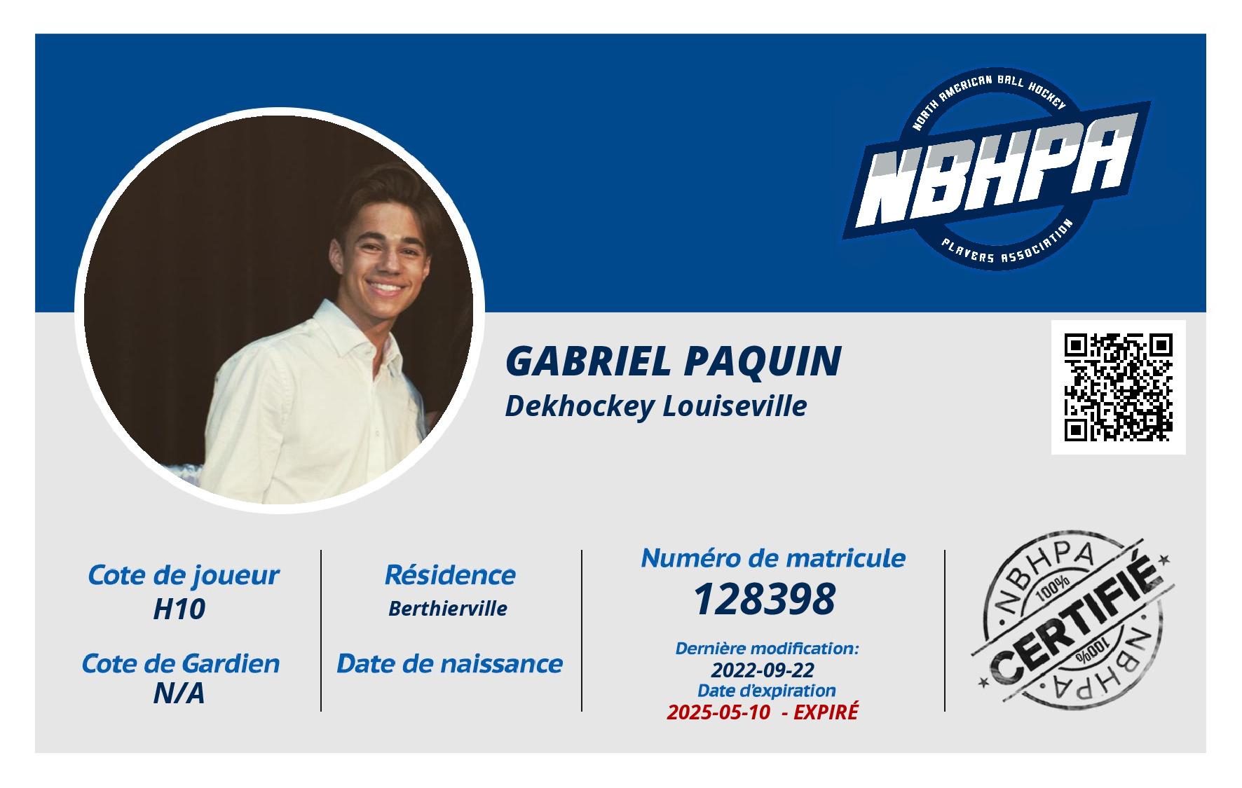 Gabriel Paquin