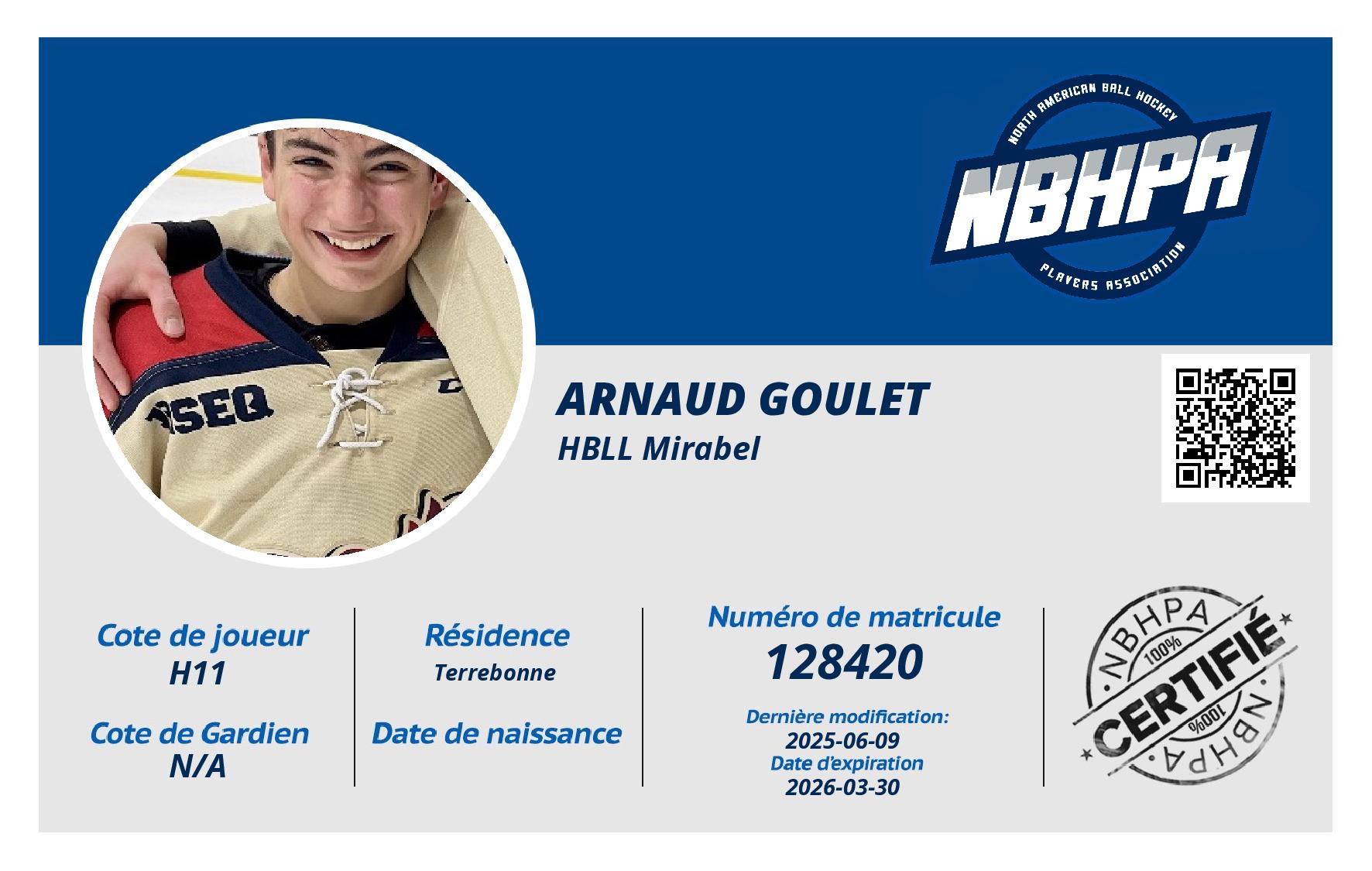 Arnaud Goulet