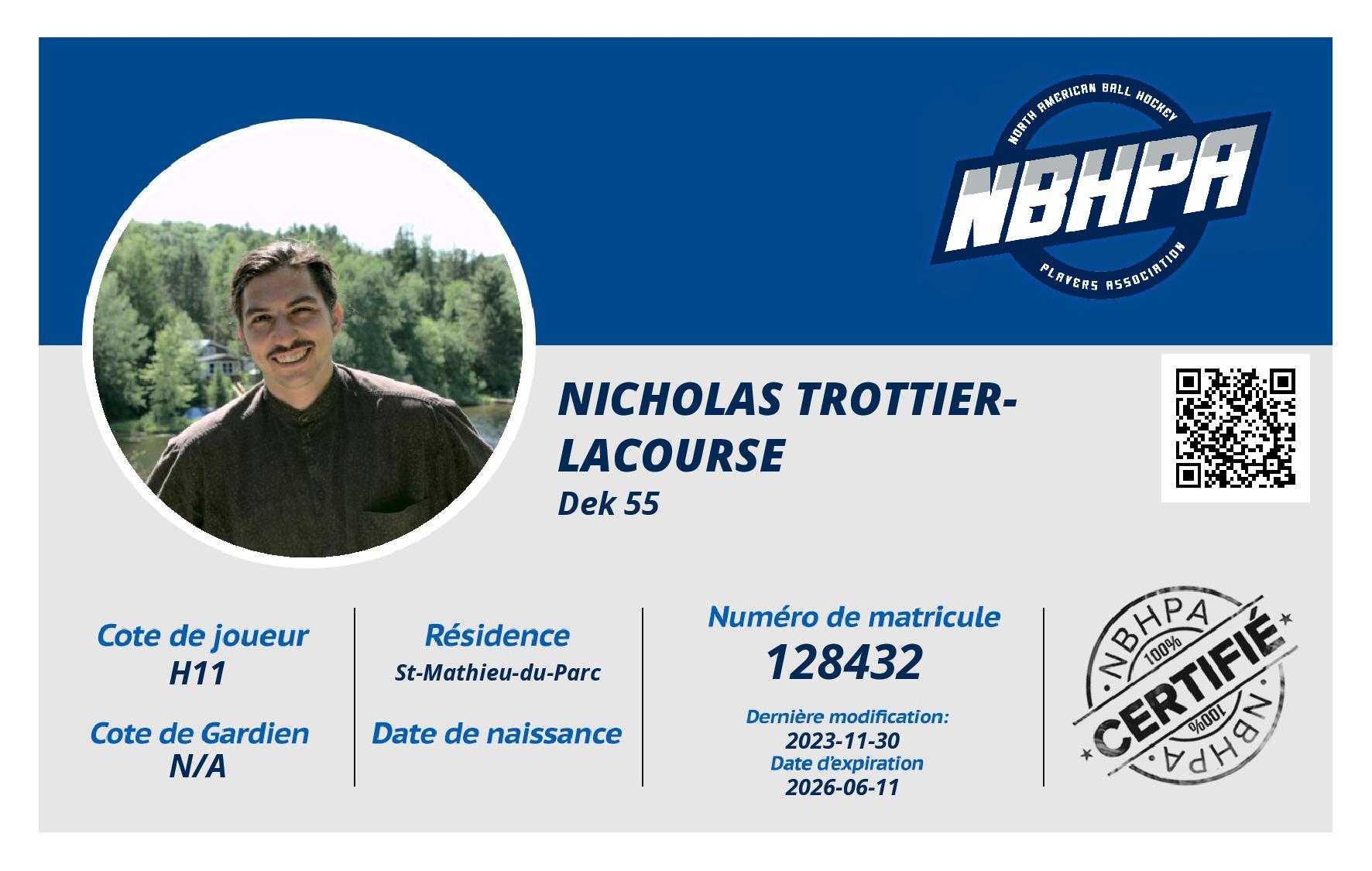Nicholas Trottier-Lacourse