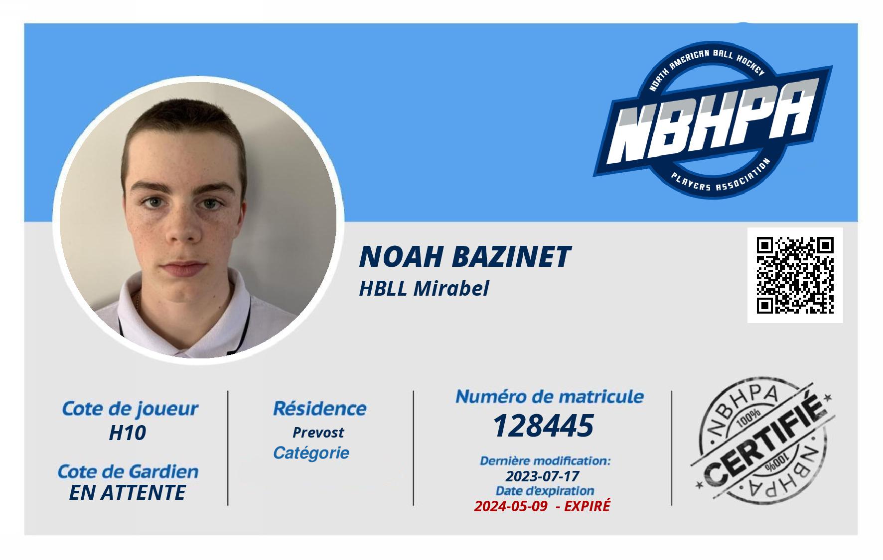 Noah Bazinet