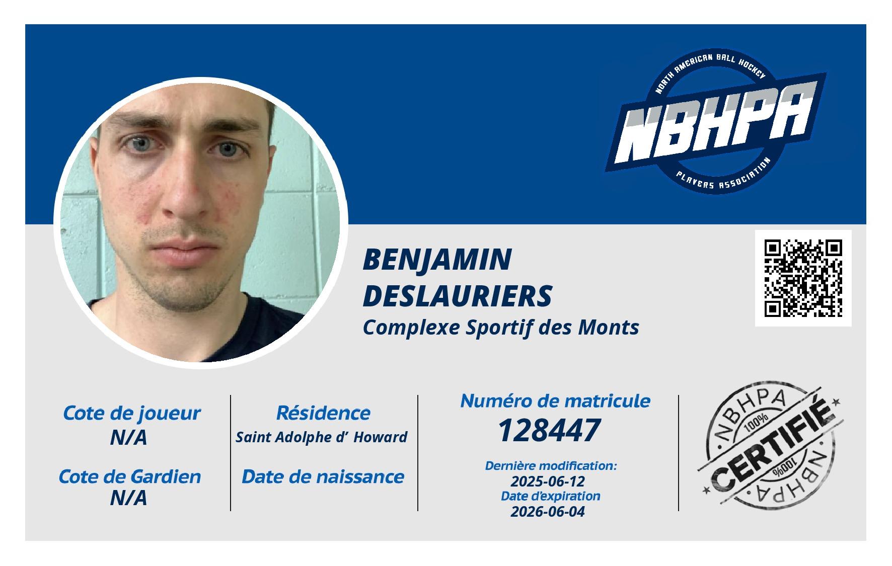 Benjamin Deslauriers 