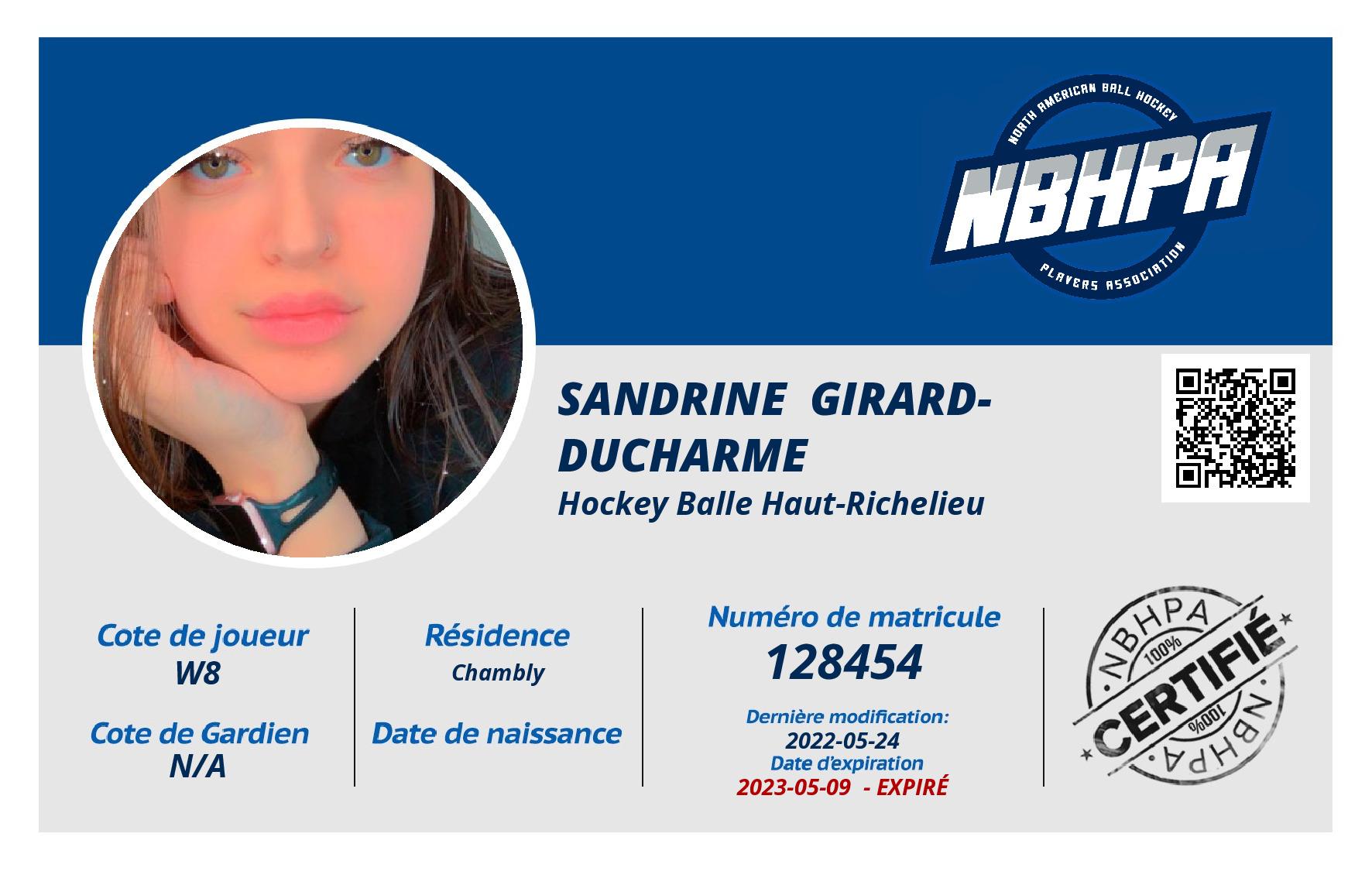 Sandrine  Girard-Ducharme