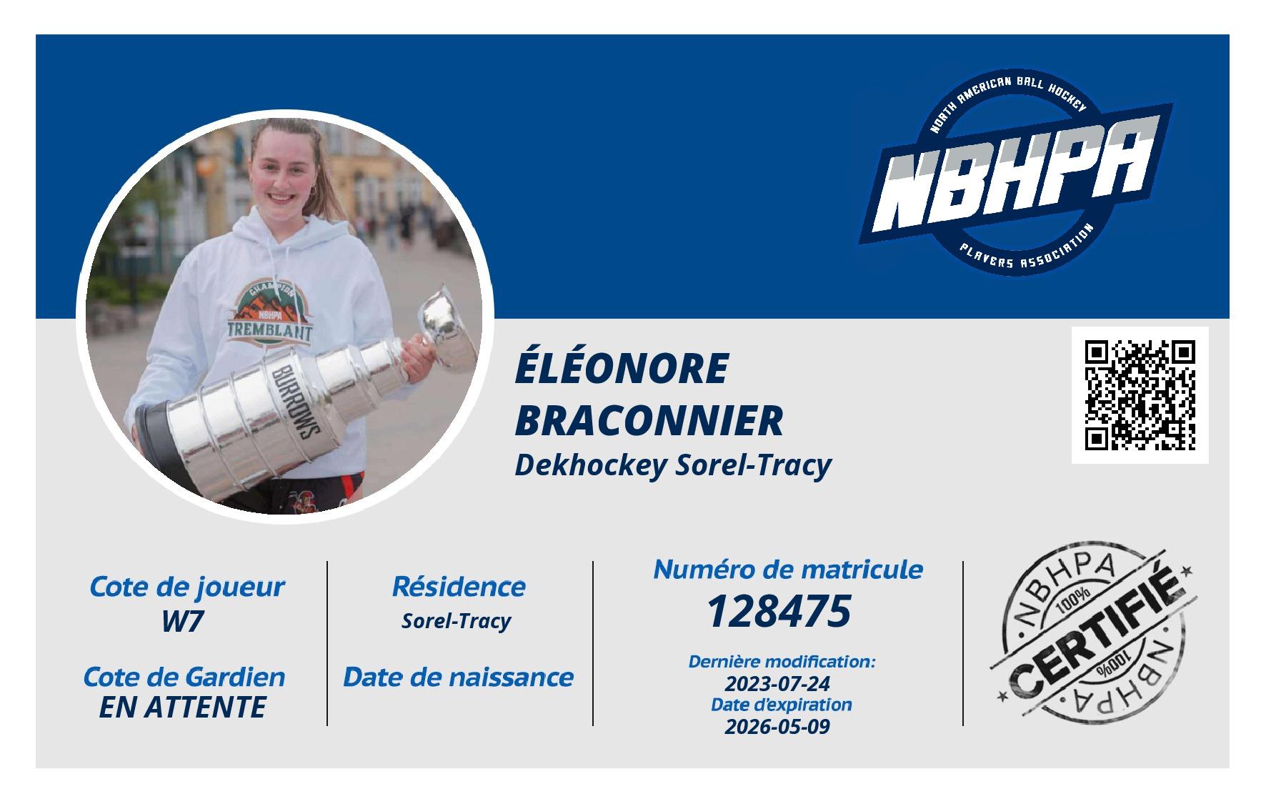 Éléonore  Braconnier