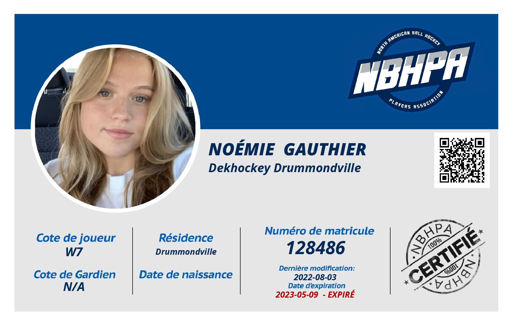 Noémie  Gauthier 