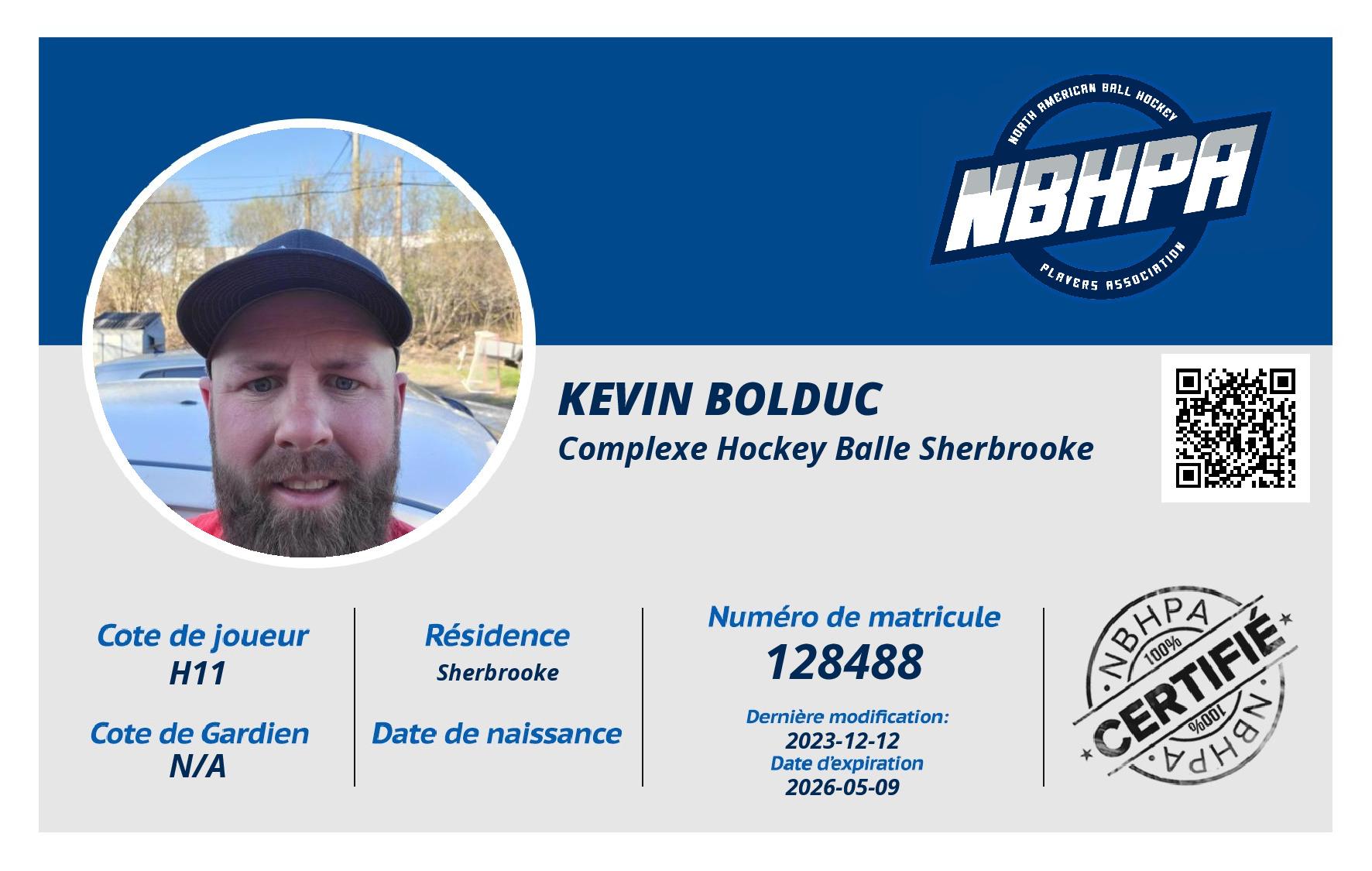 Kevin bolduc