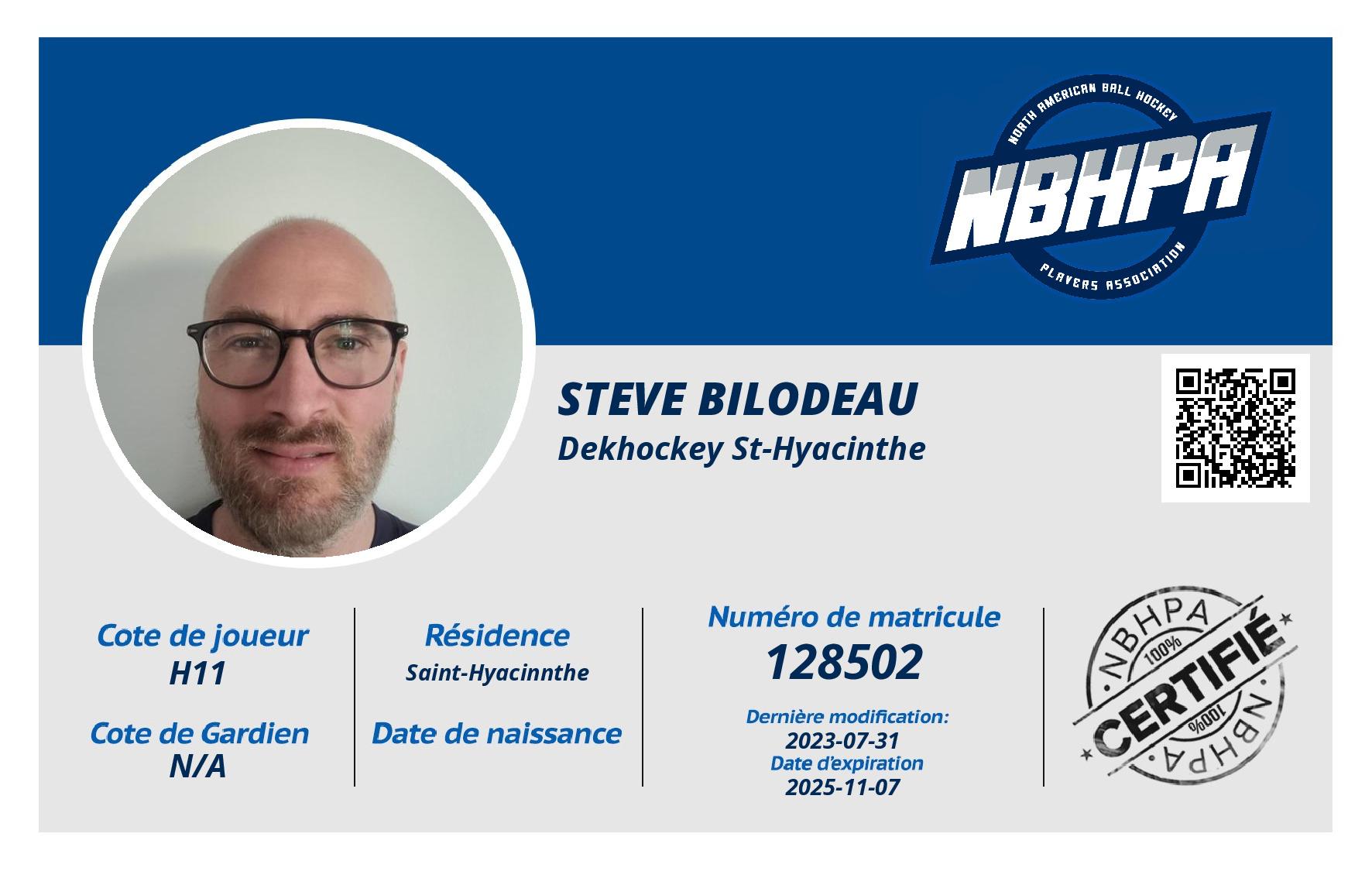 Steve Bilodeau