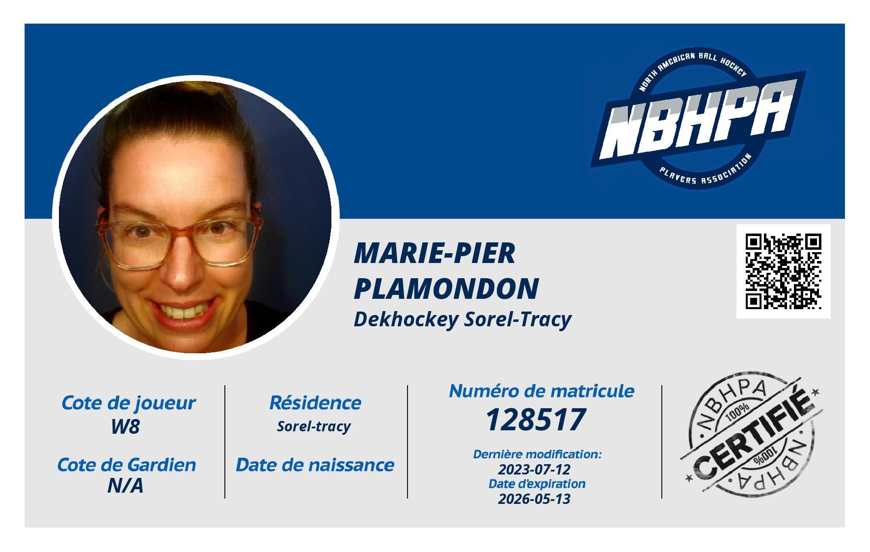 Marie-Pier  Plamondon 