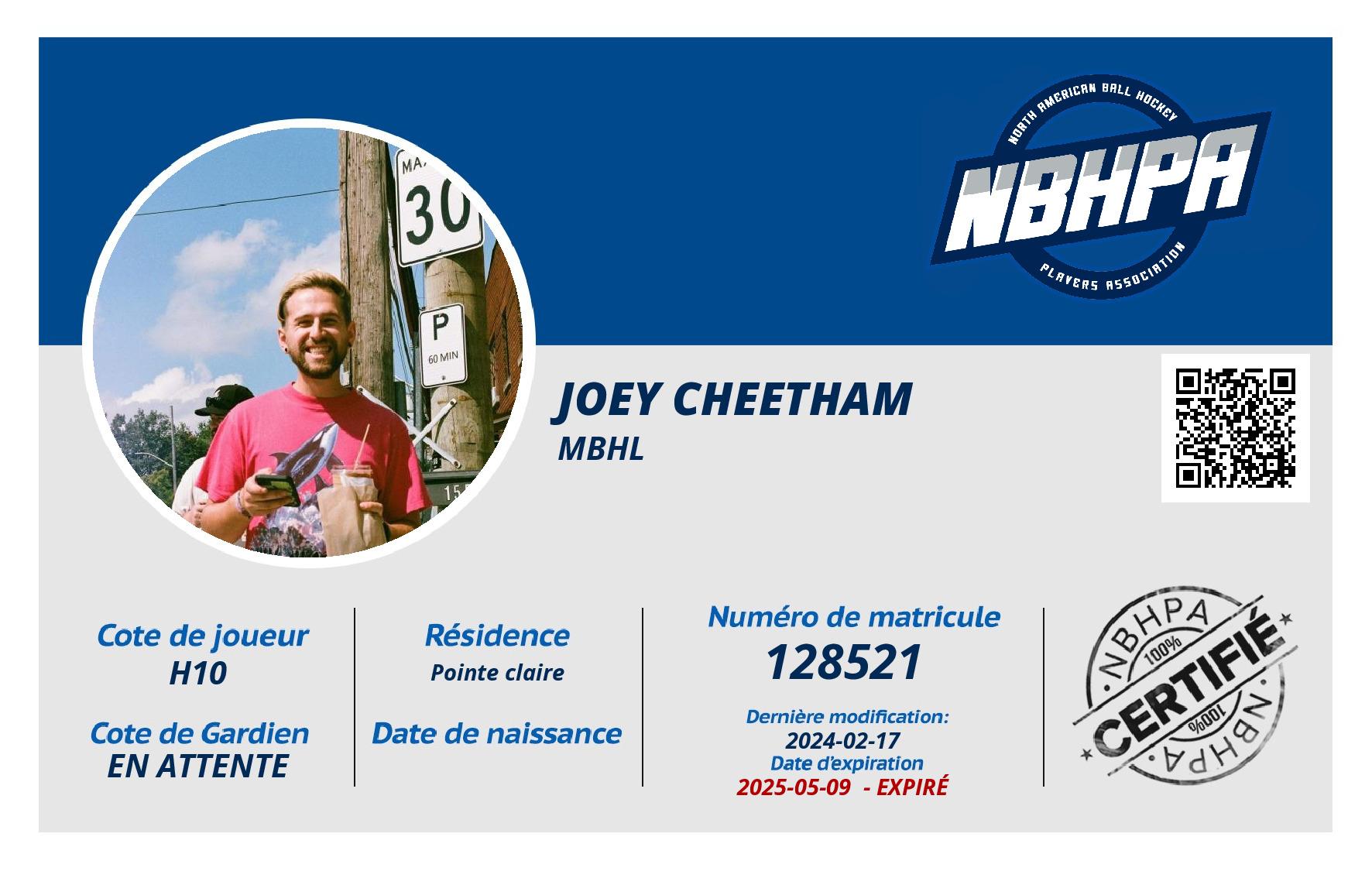 Joey Cheetham