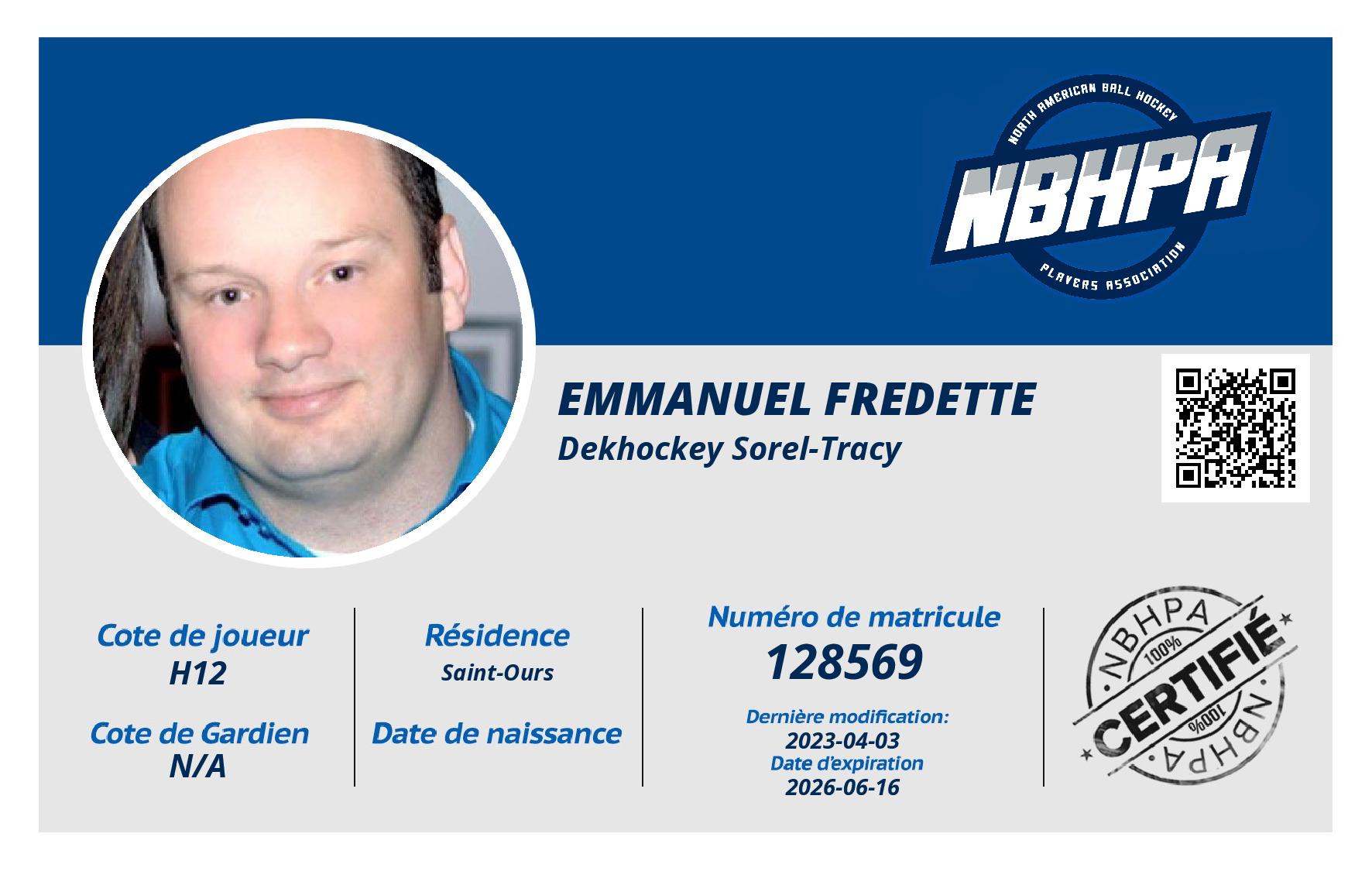 Emmanuel Fredette