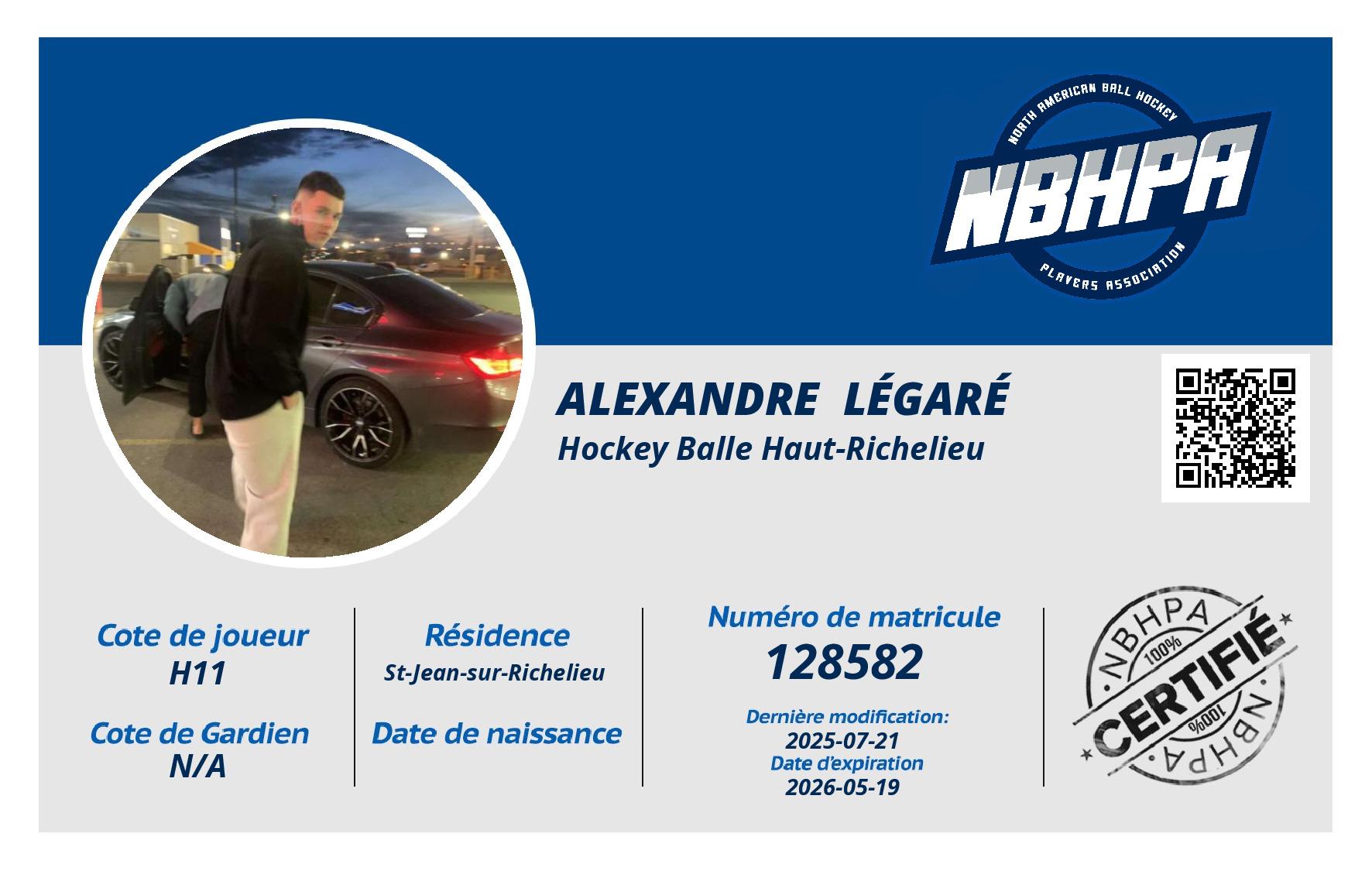 Alexandre  Légaré 