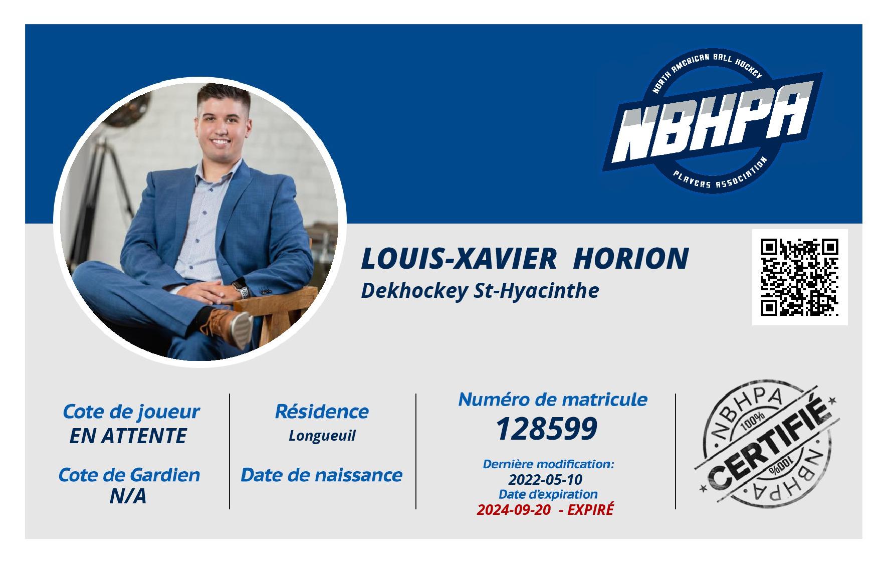 Louis-Xavier  Horion