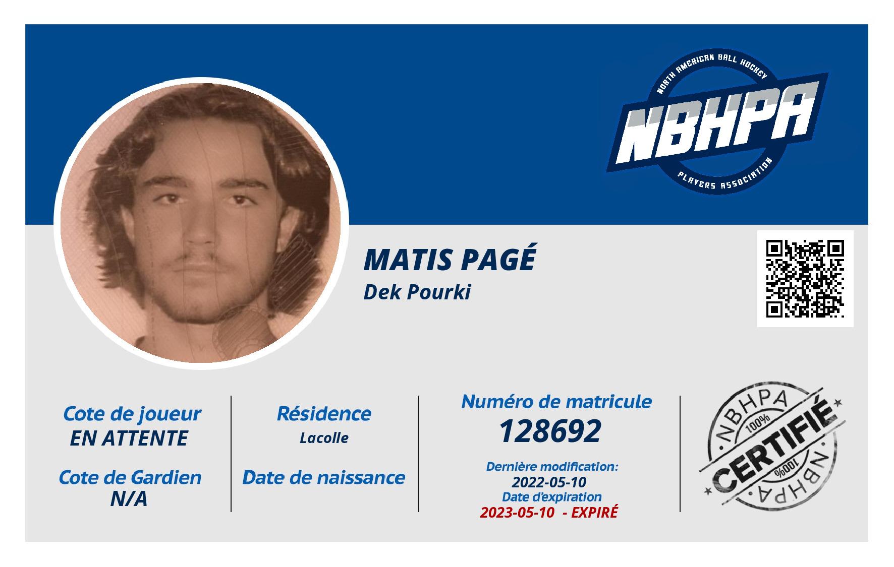 Matis Pagé