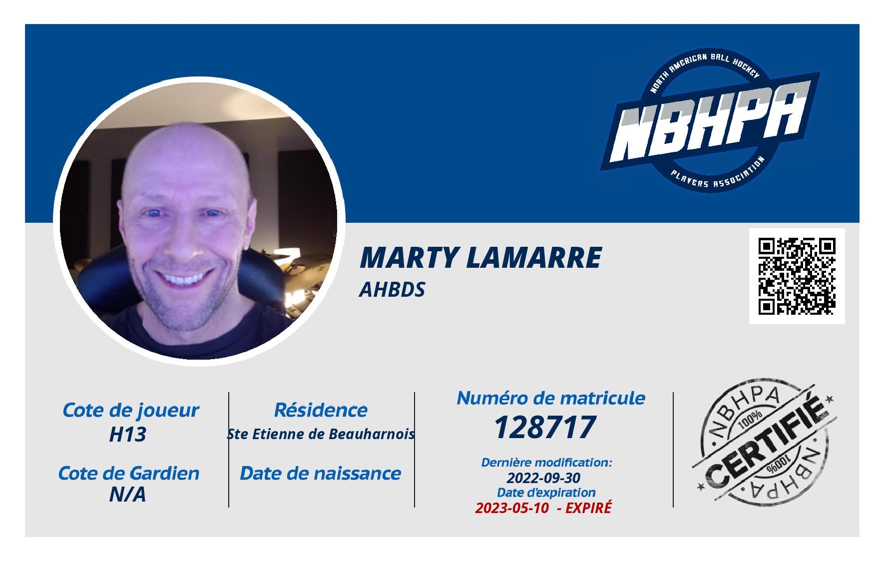 Marty Lamarre