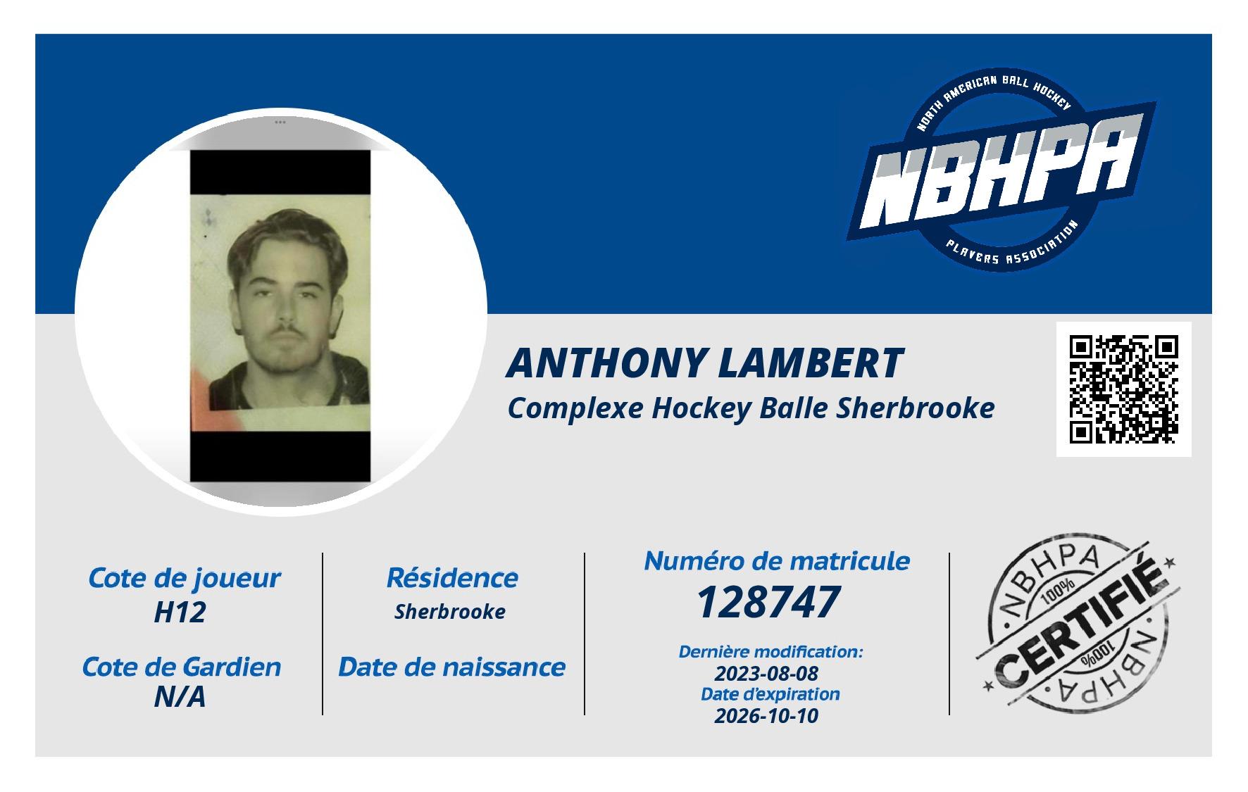Anthony Lambert