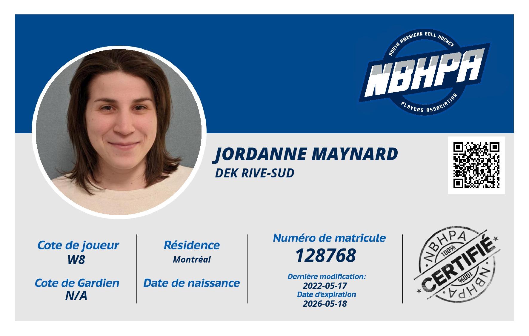 Jordanne Maynard