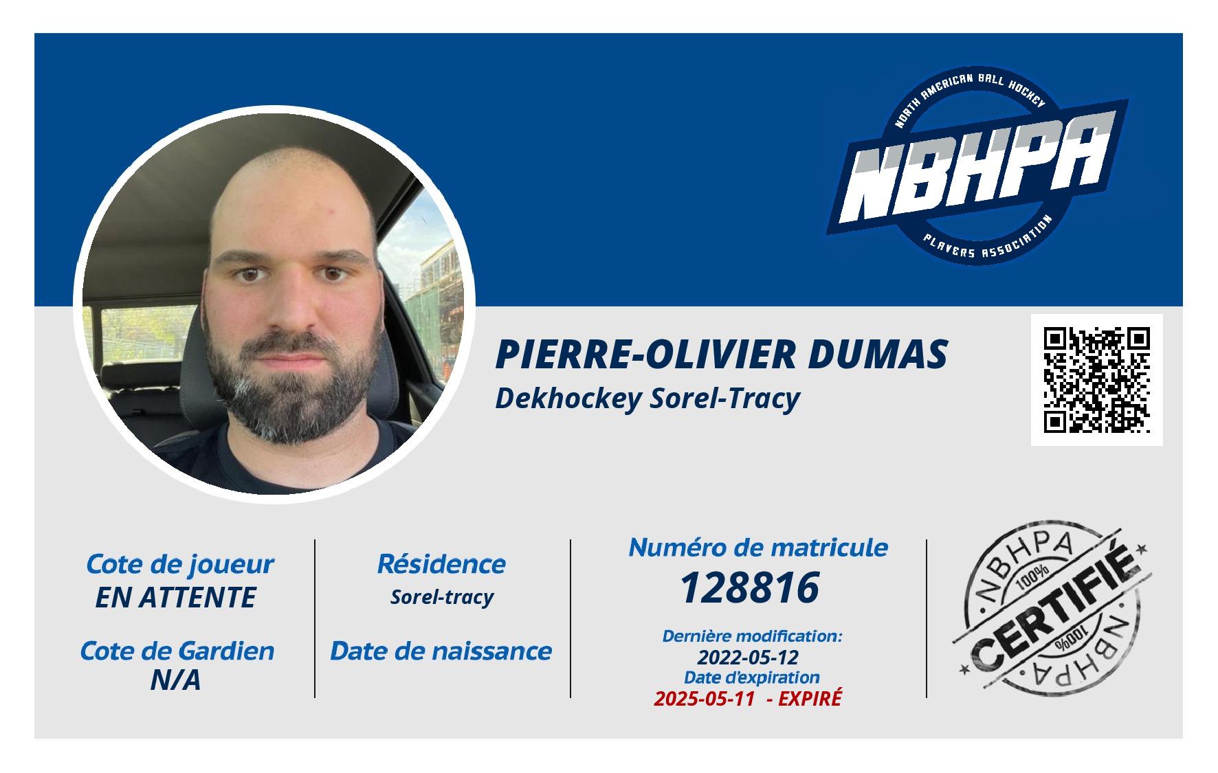 Pierre-olivier Dumas