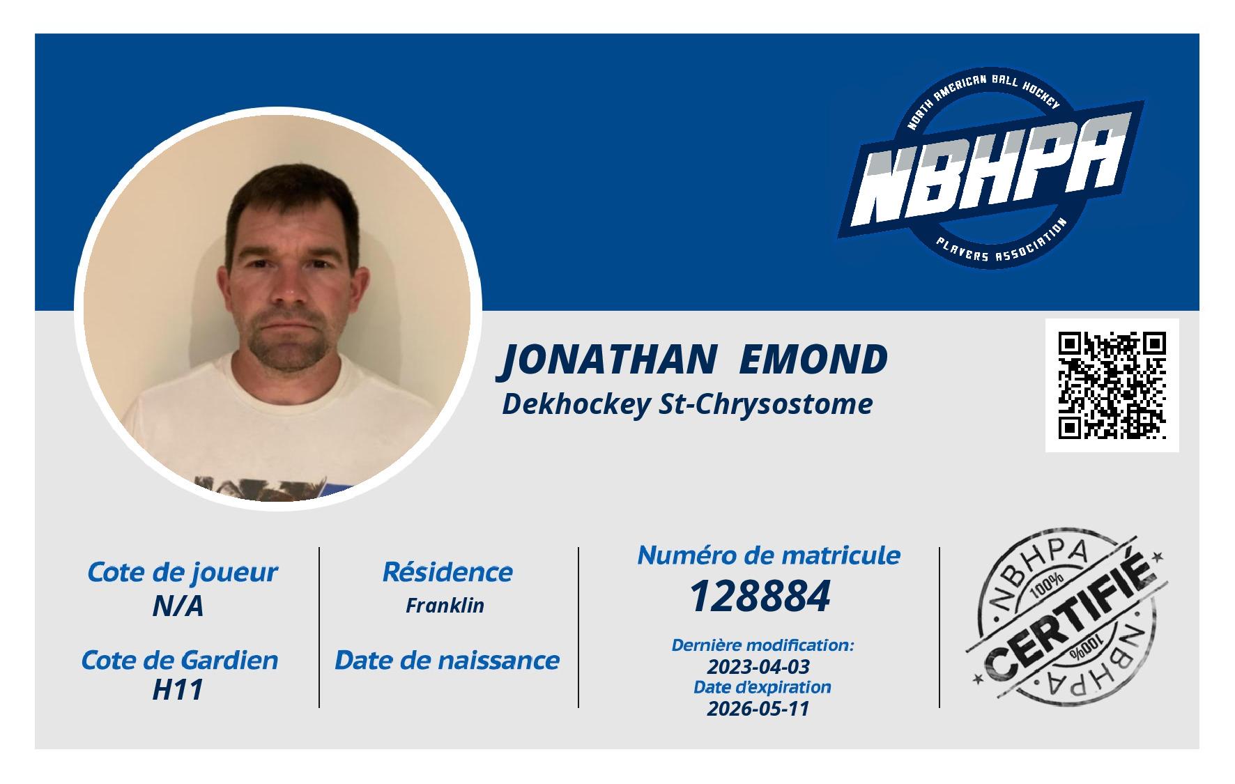 Jonathan  Emond 