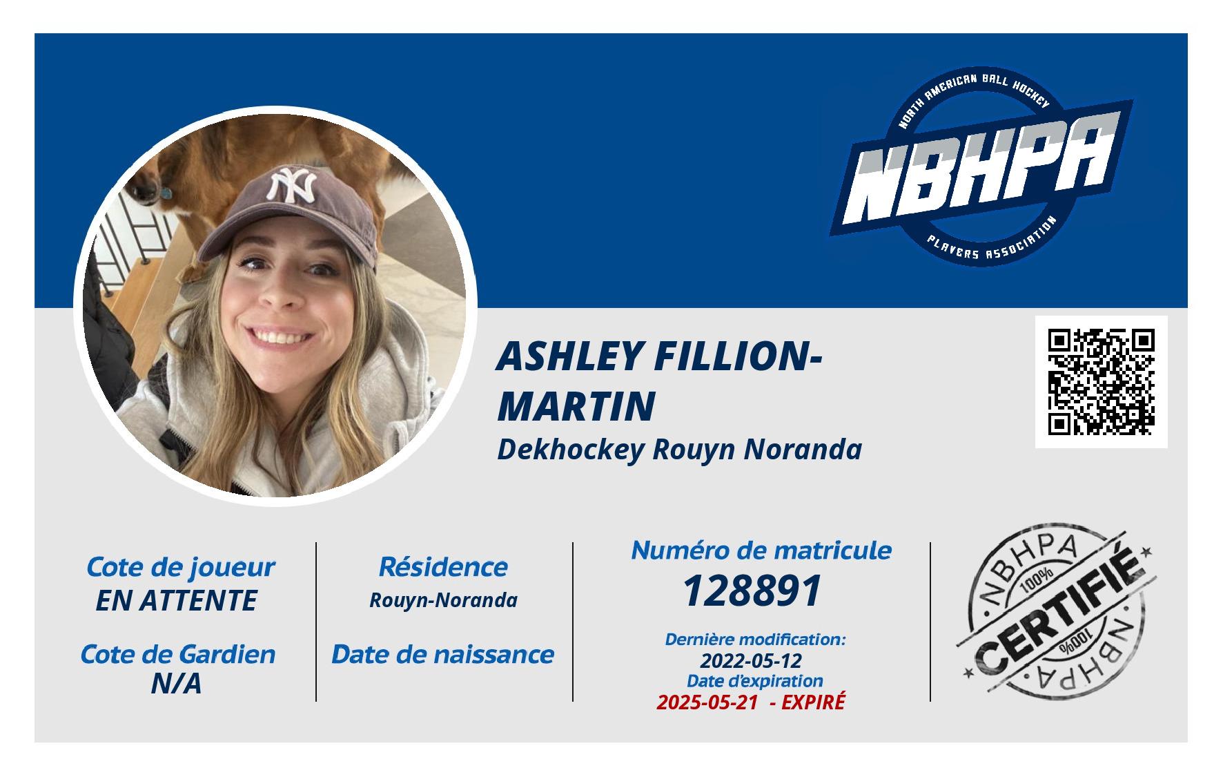 Ashley Fillion-Martin