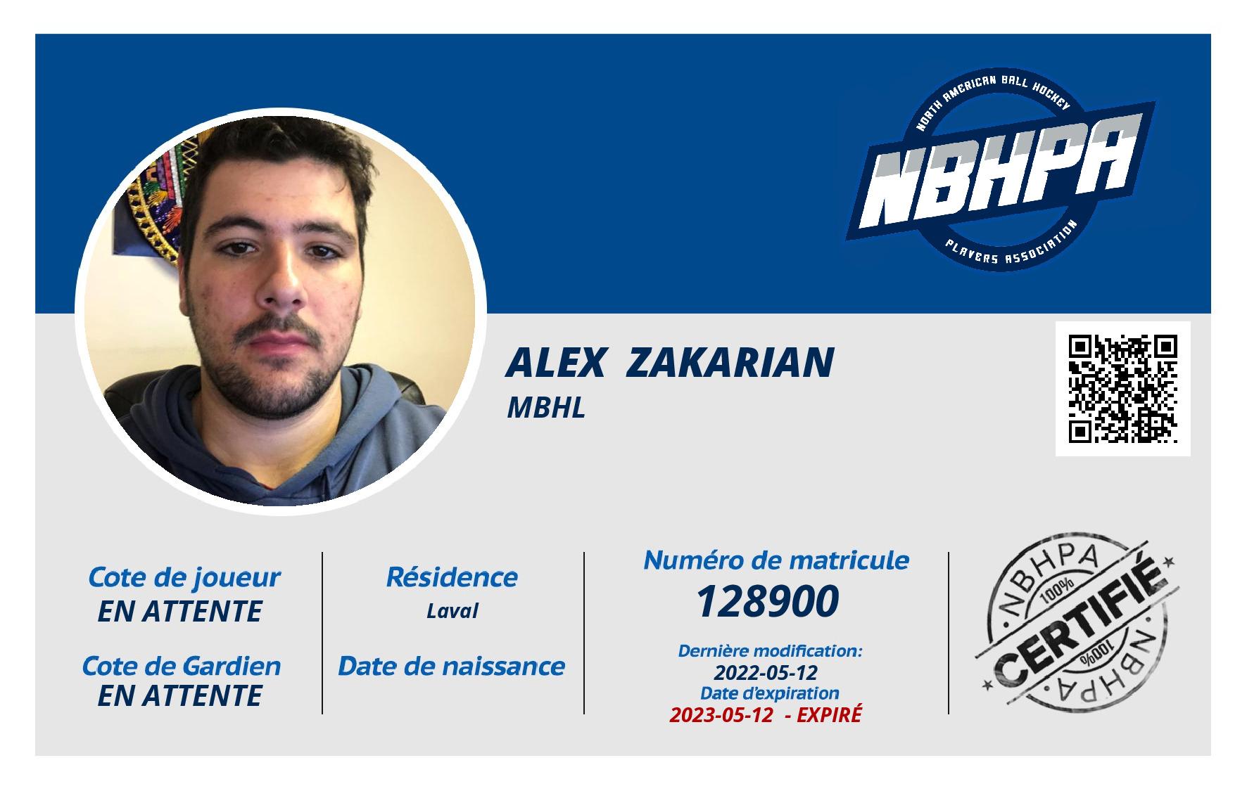 Alex  Zakarian