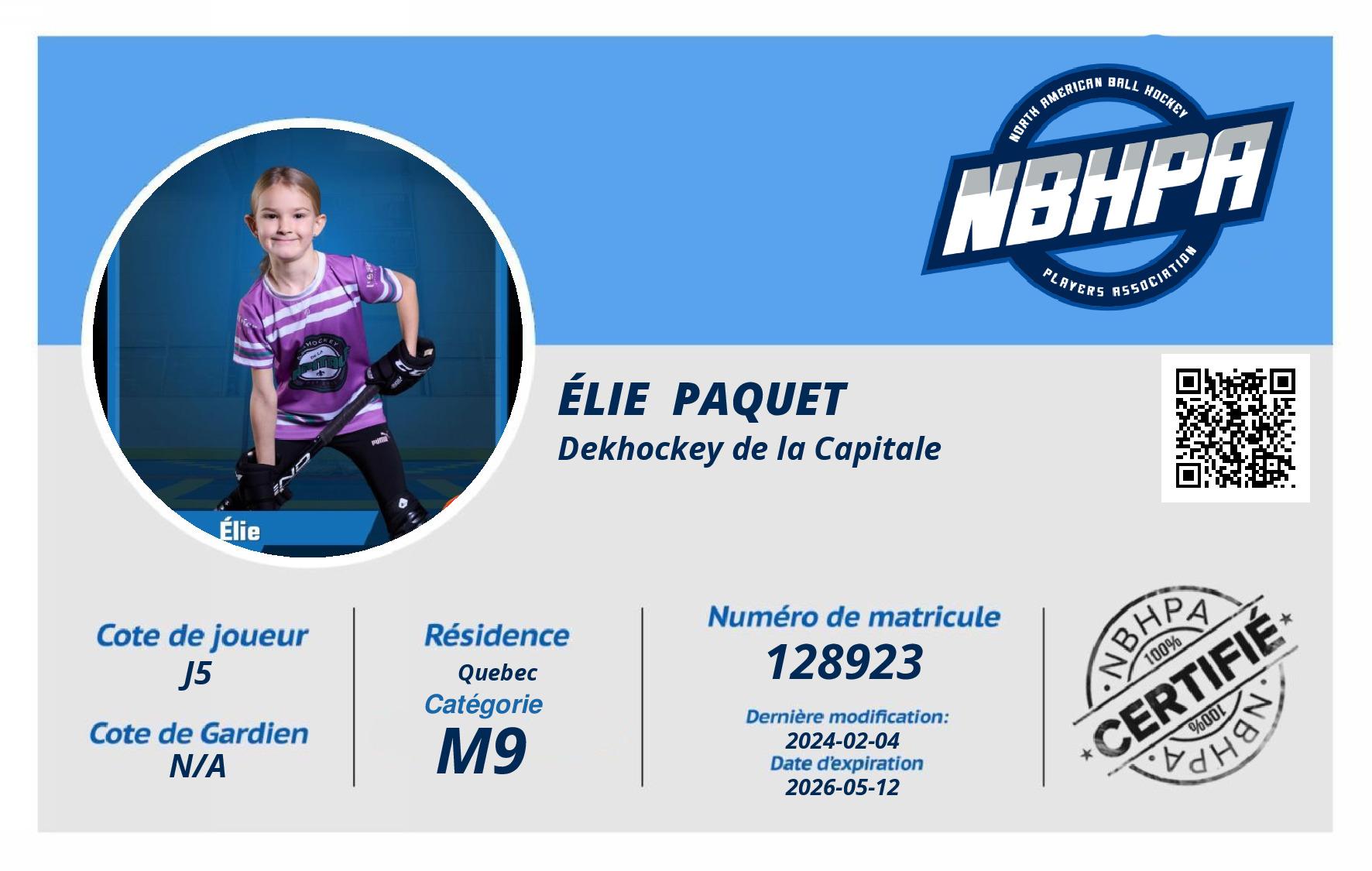 Élie  Paquet