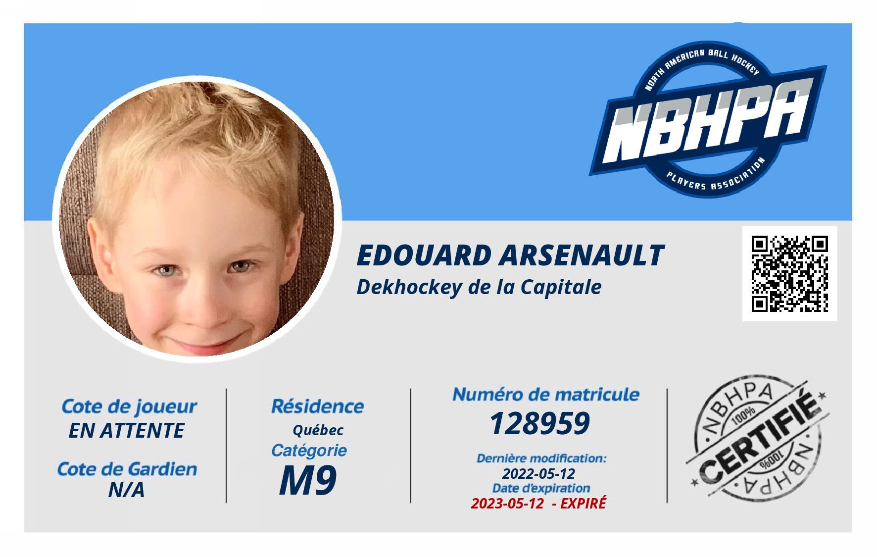Edouard Arsenault